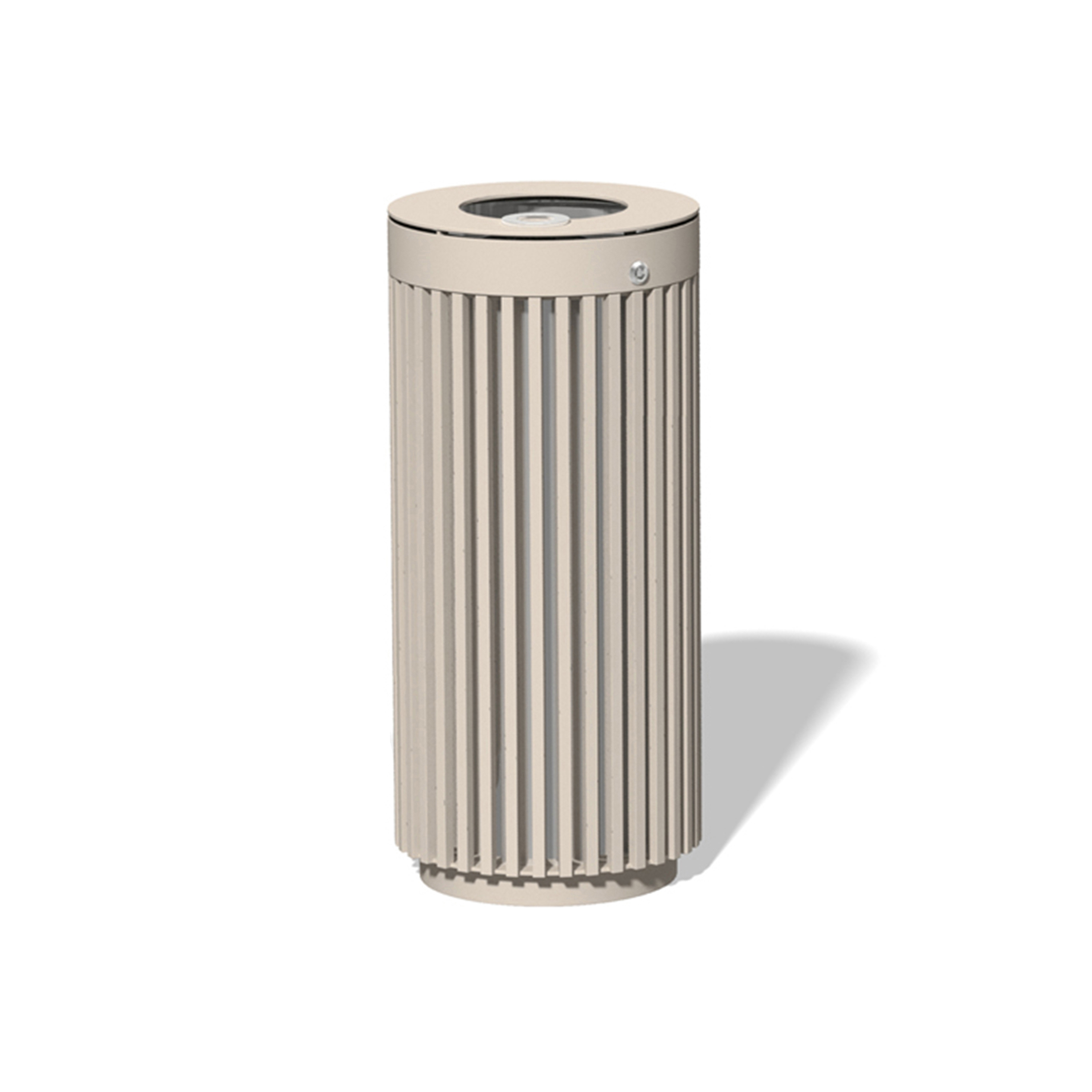 Display product Litter bin 620 with and without ashtray from manufacturer BENKERT-BAENKE