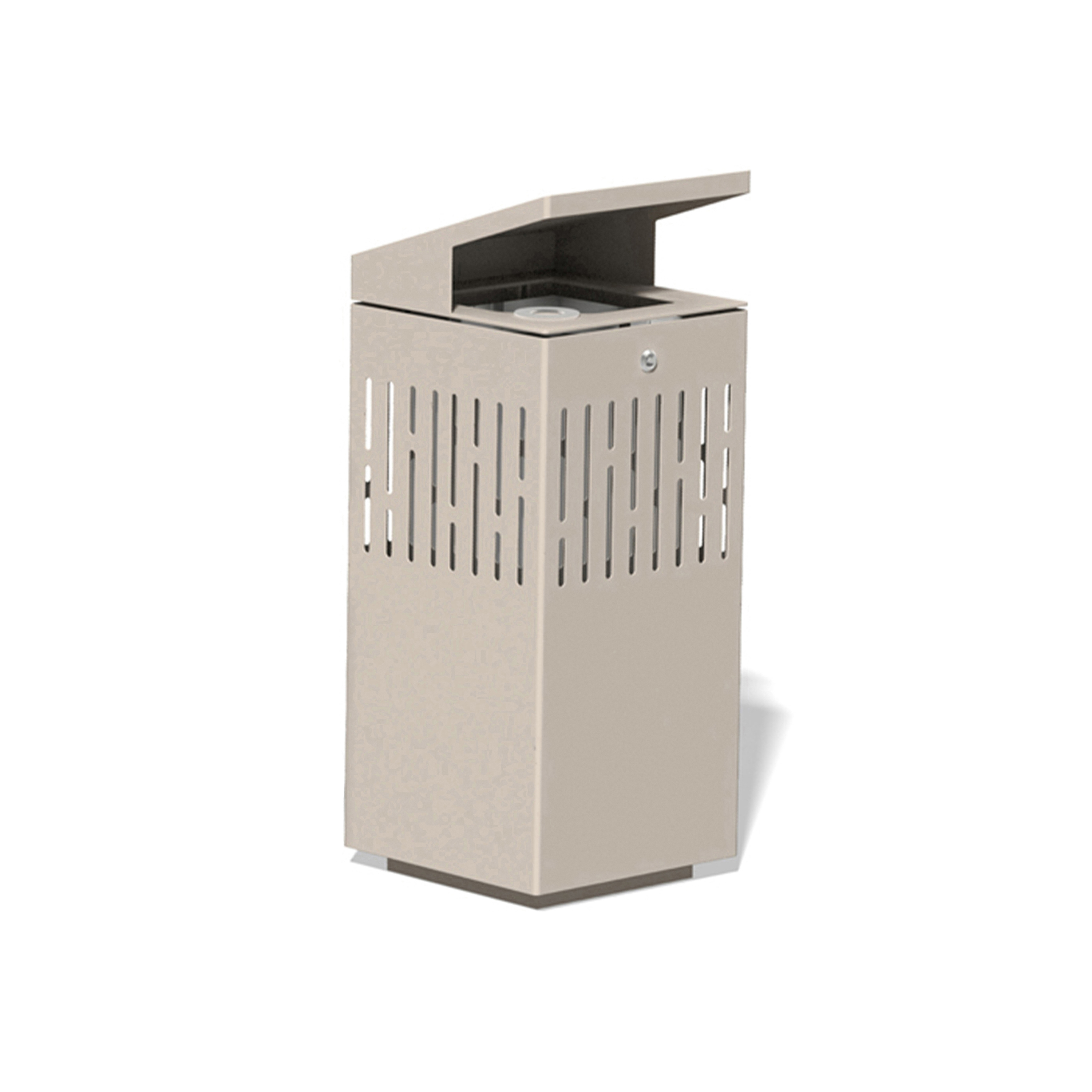Display product Litter bin 1110 with roof top from manufacturer BENKERT-BAENKE