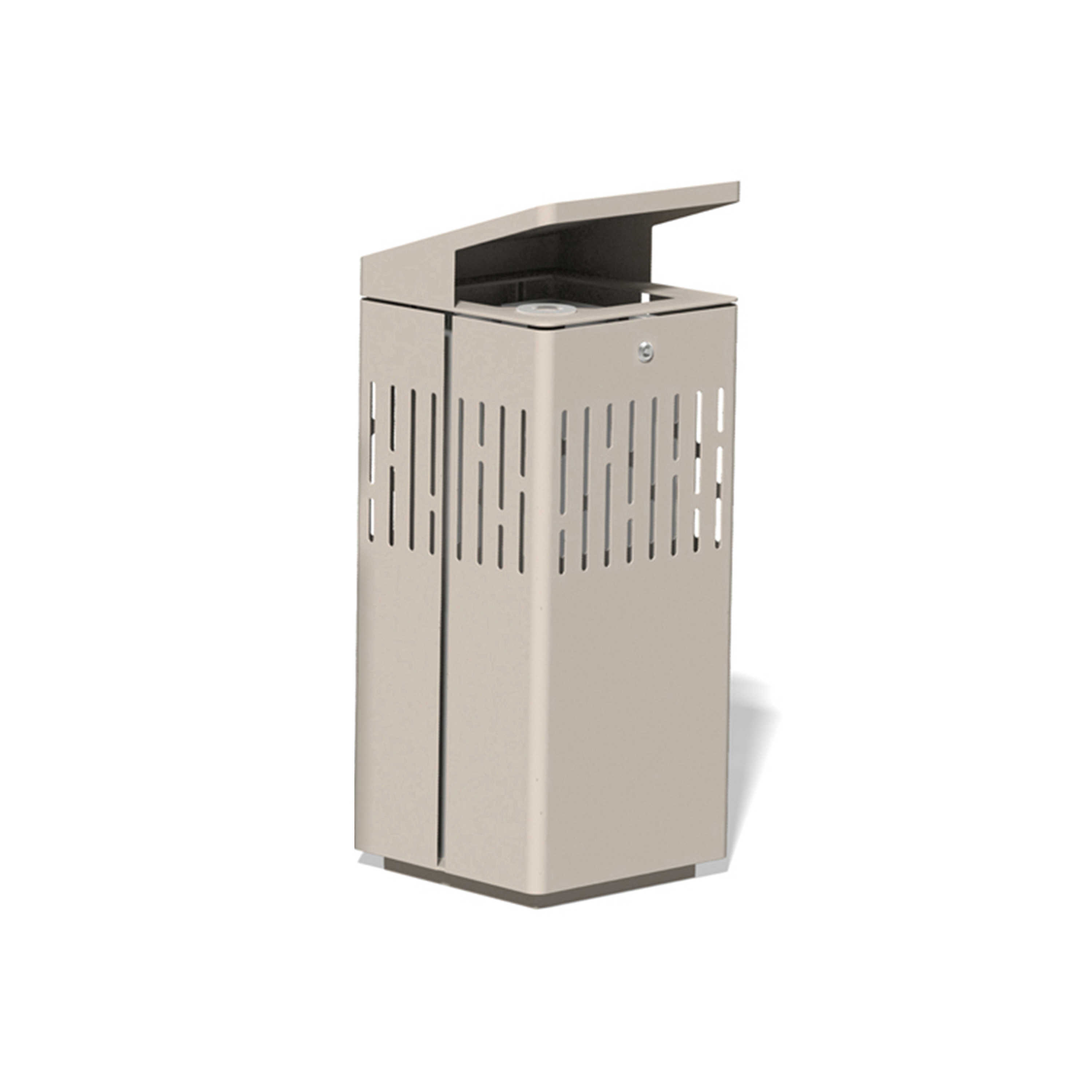 Display product Litter bin 1120 with roof top from manufacturer BENKERT-BAENKE