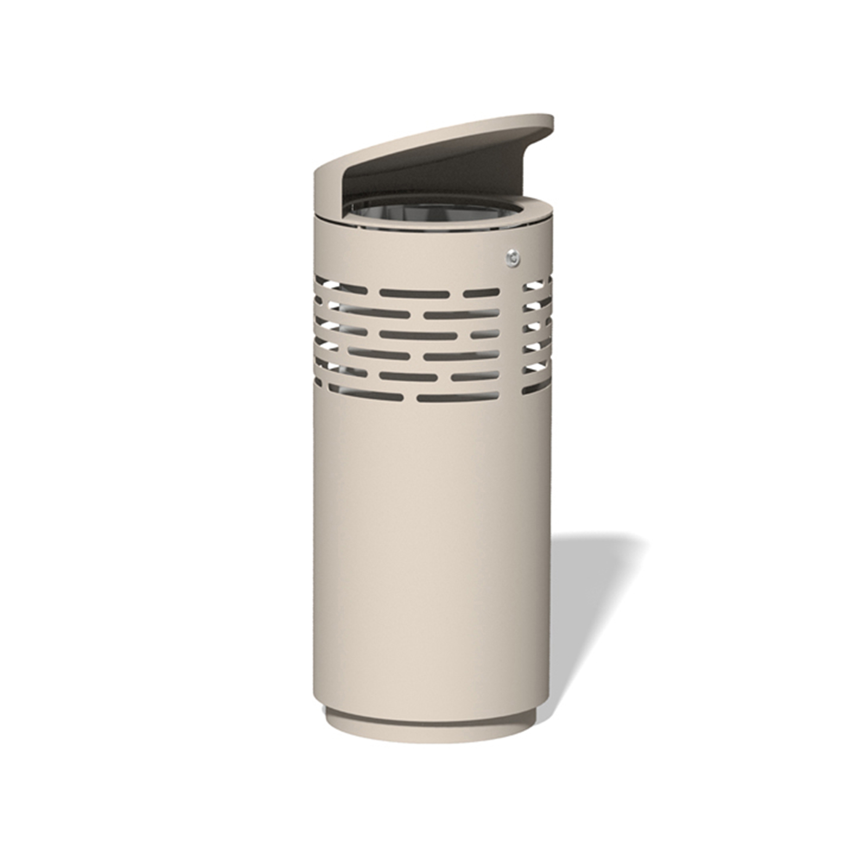 Display product Litter bin 1220 with roof top from manufacturer BENKERT-BAENKE