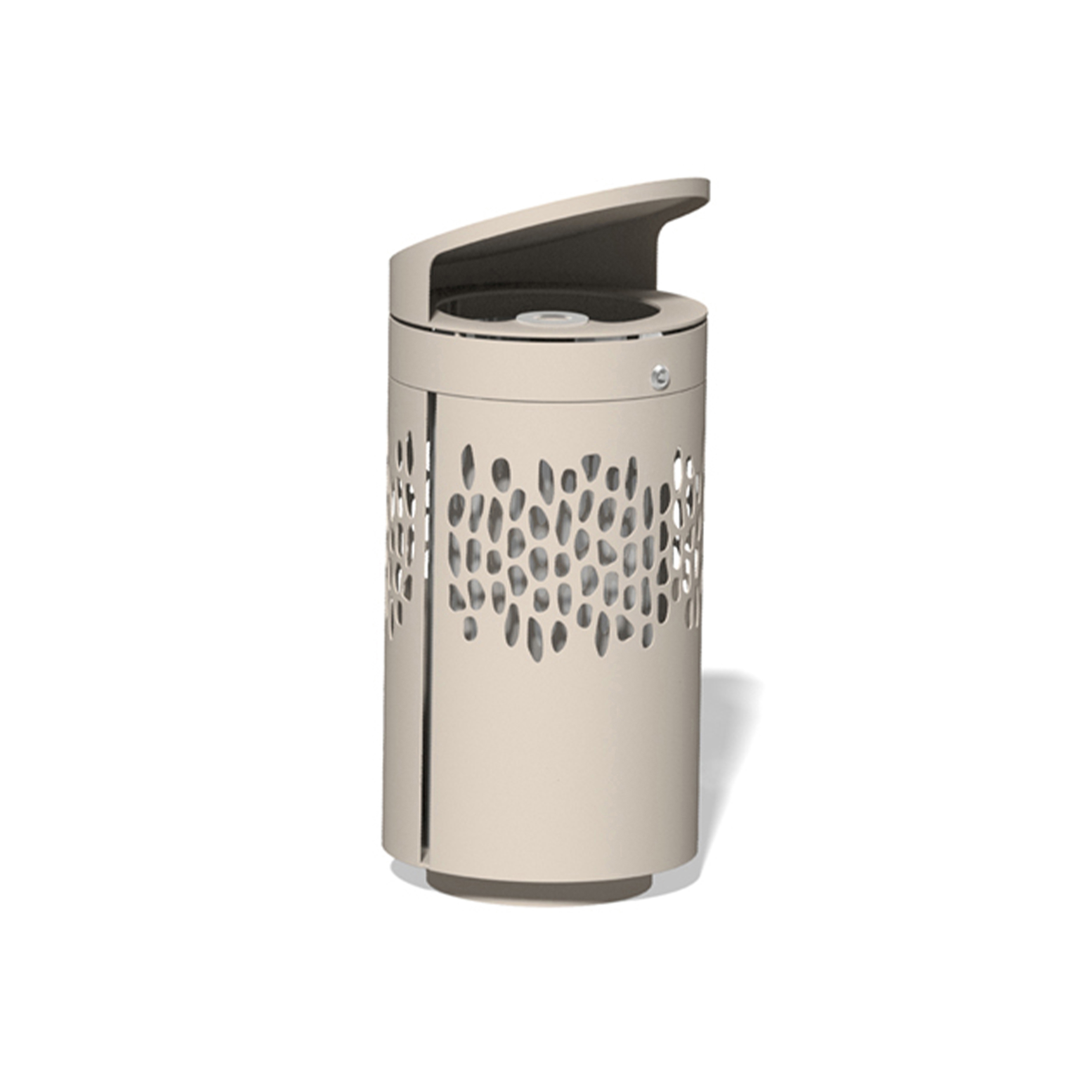 Display product Litter bin 1410 with roof top from manufacturer BENKERT-BAENKE