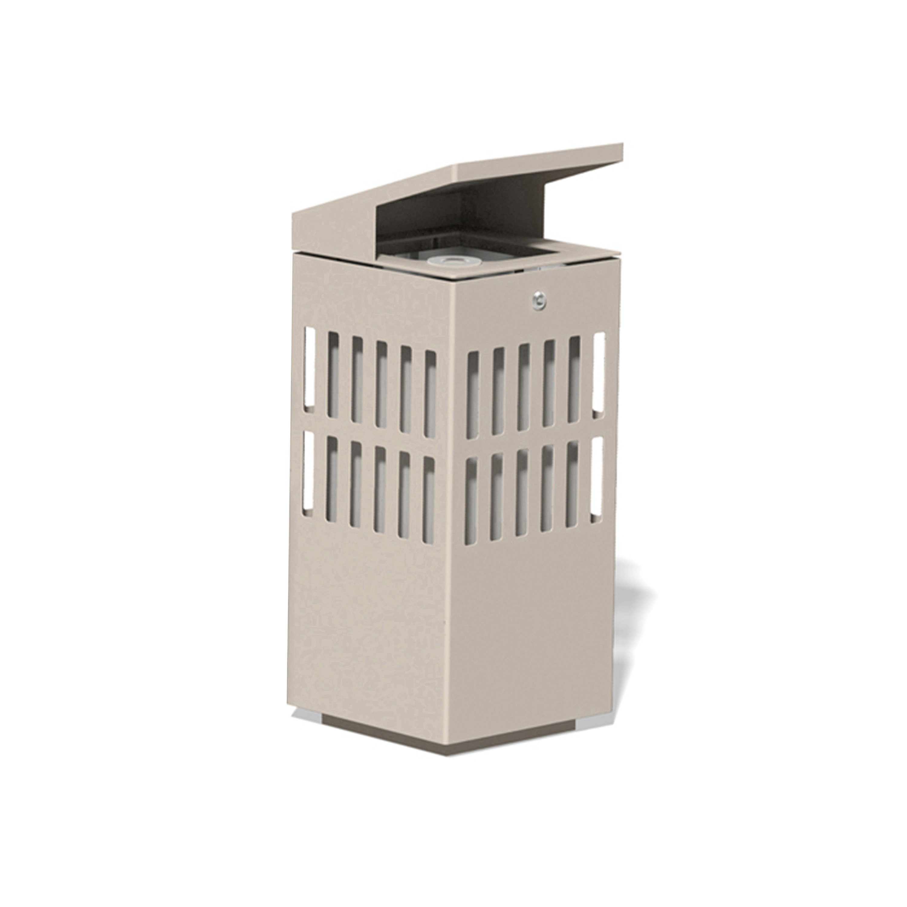 Display product Litter bin 1510 with roof top from manufacturer BENKERT-BAENKE