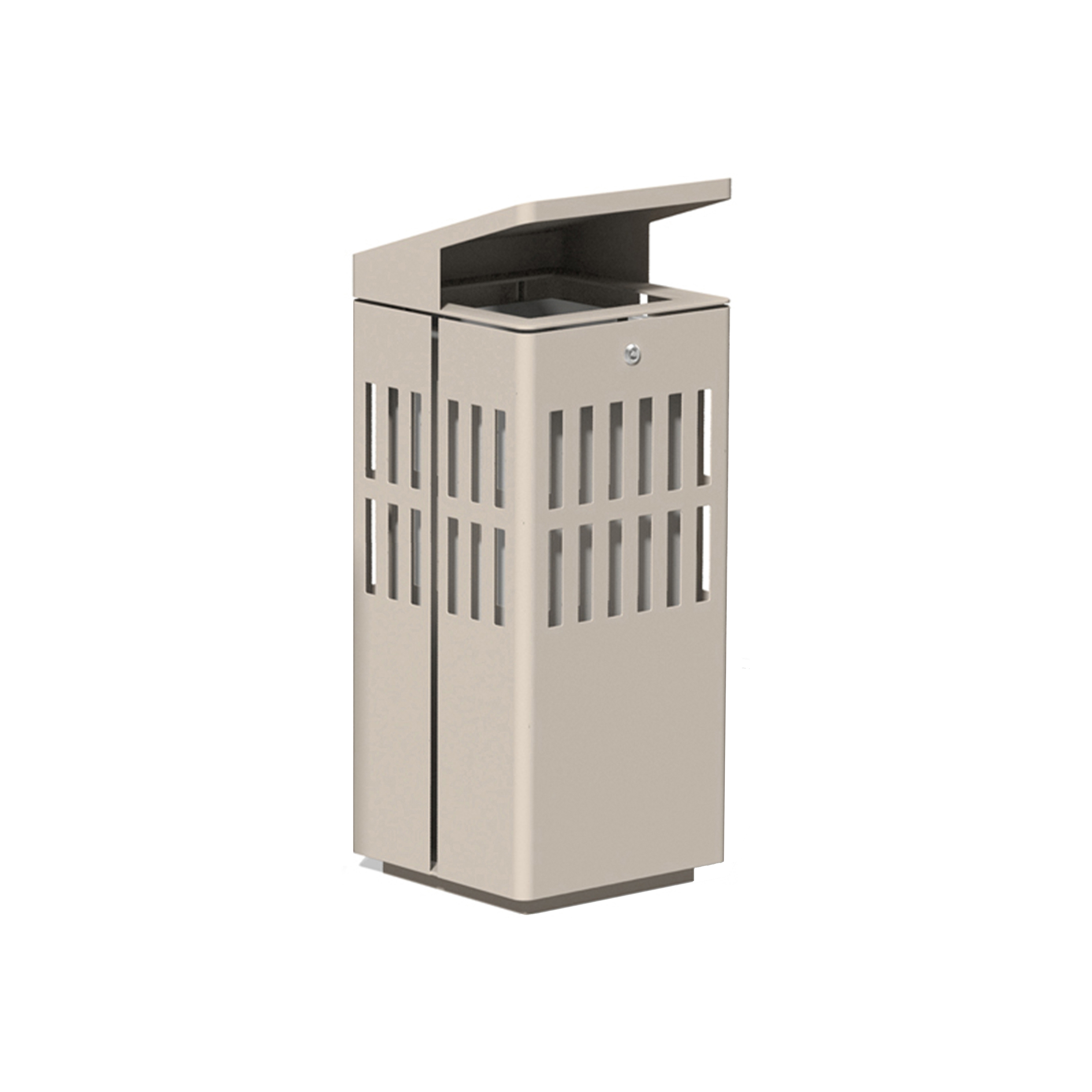 Display product Litter bin 1520 with roof top from manufacturer BENKERT-BAENKE