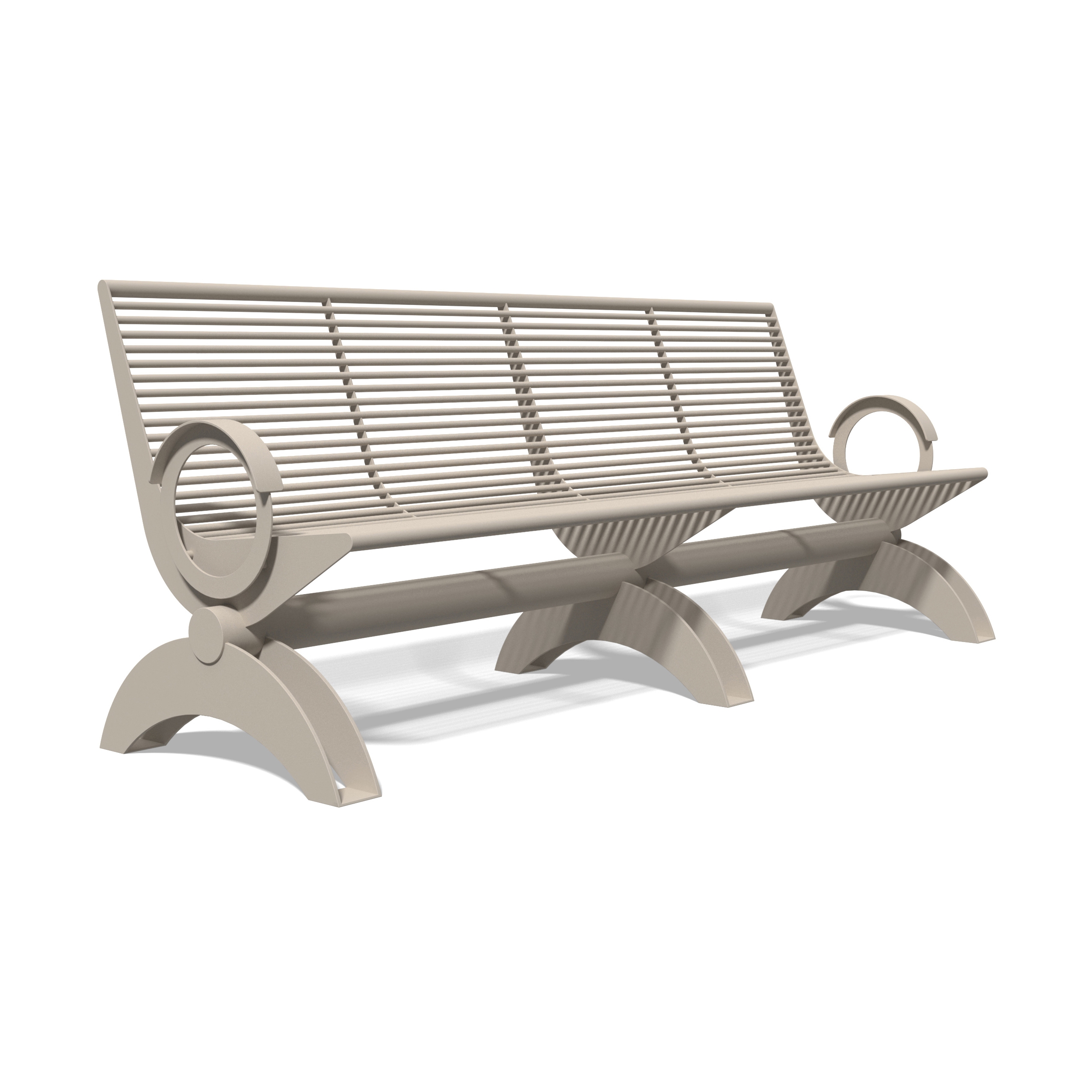 Display product Siardo 1300 R Bench with armrests 2350 from manufacturer BENKERT-BAENKE