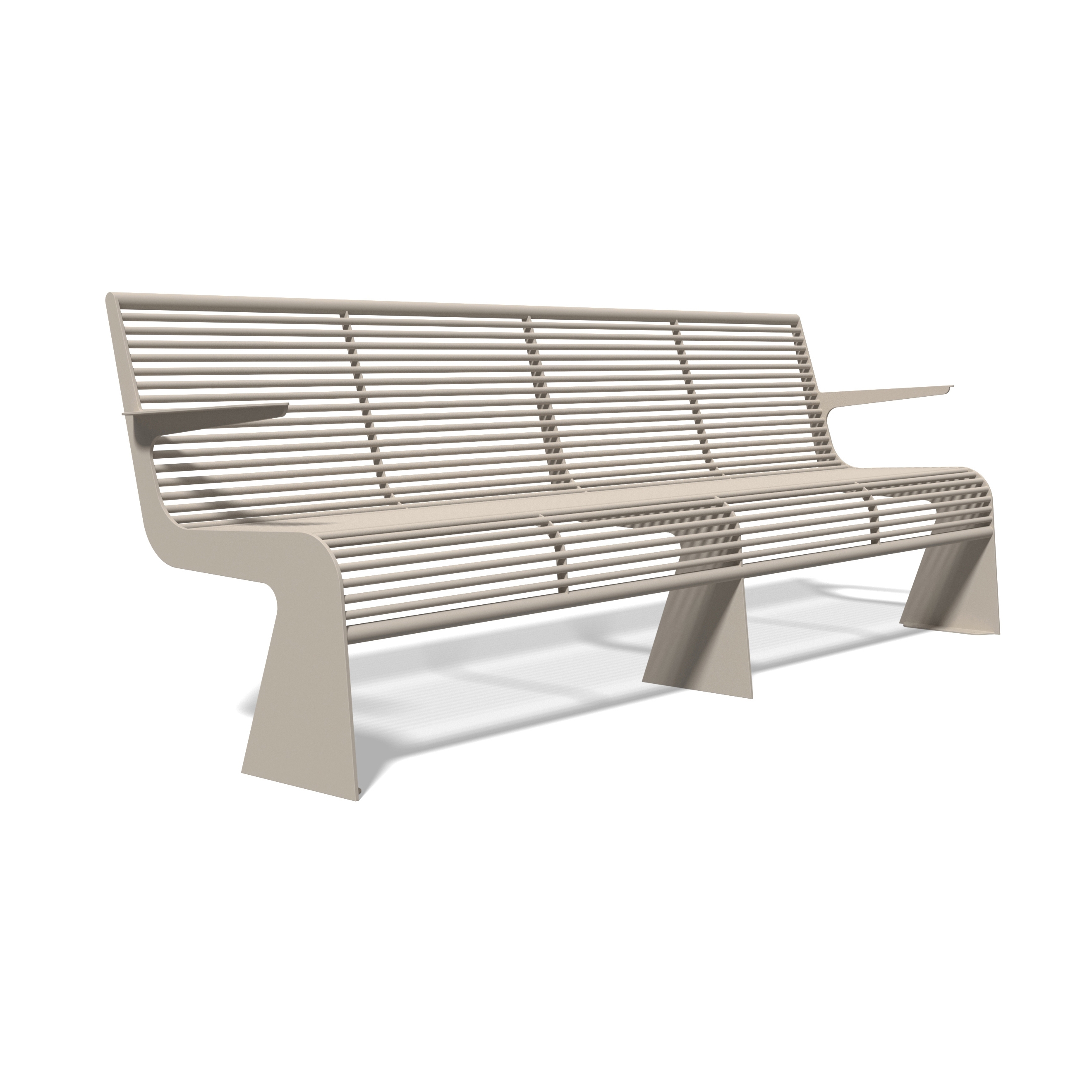 Display product Siardo 20 R Bench with armrests 2400 from manufacturer BENKERT-BAENKE