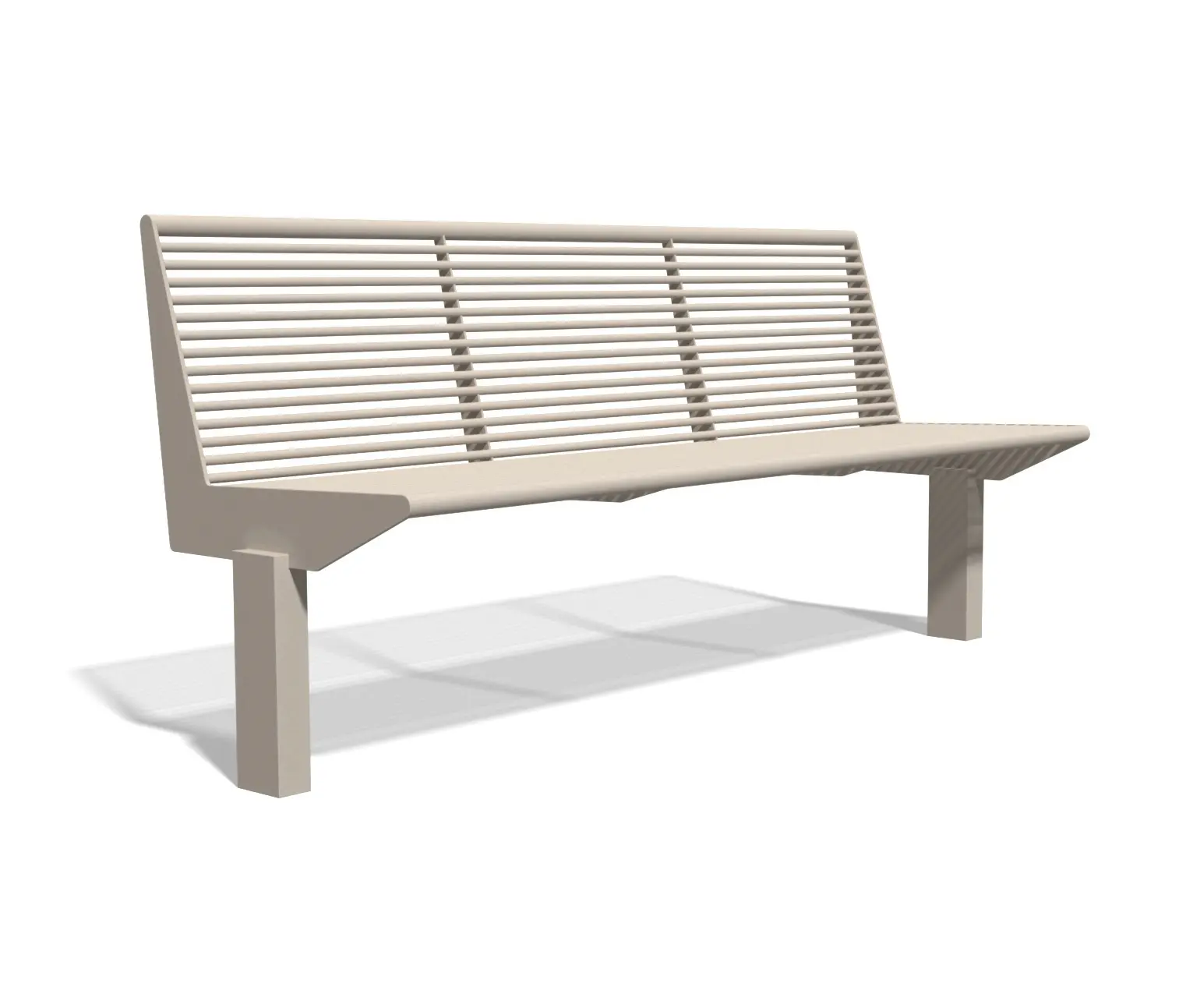 BENKERT-BAENKE - Siardo 50 R Bench without armrests 1850