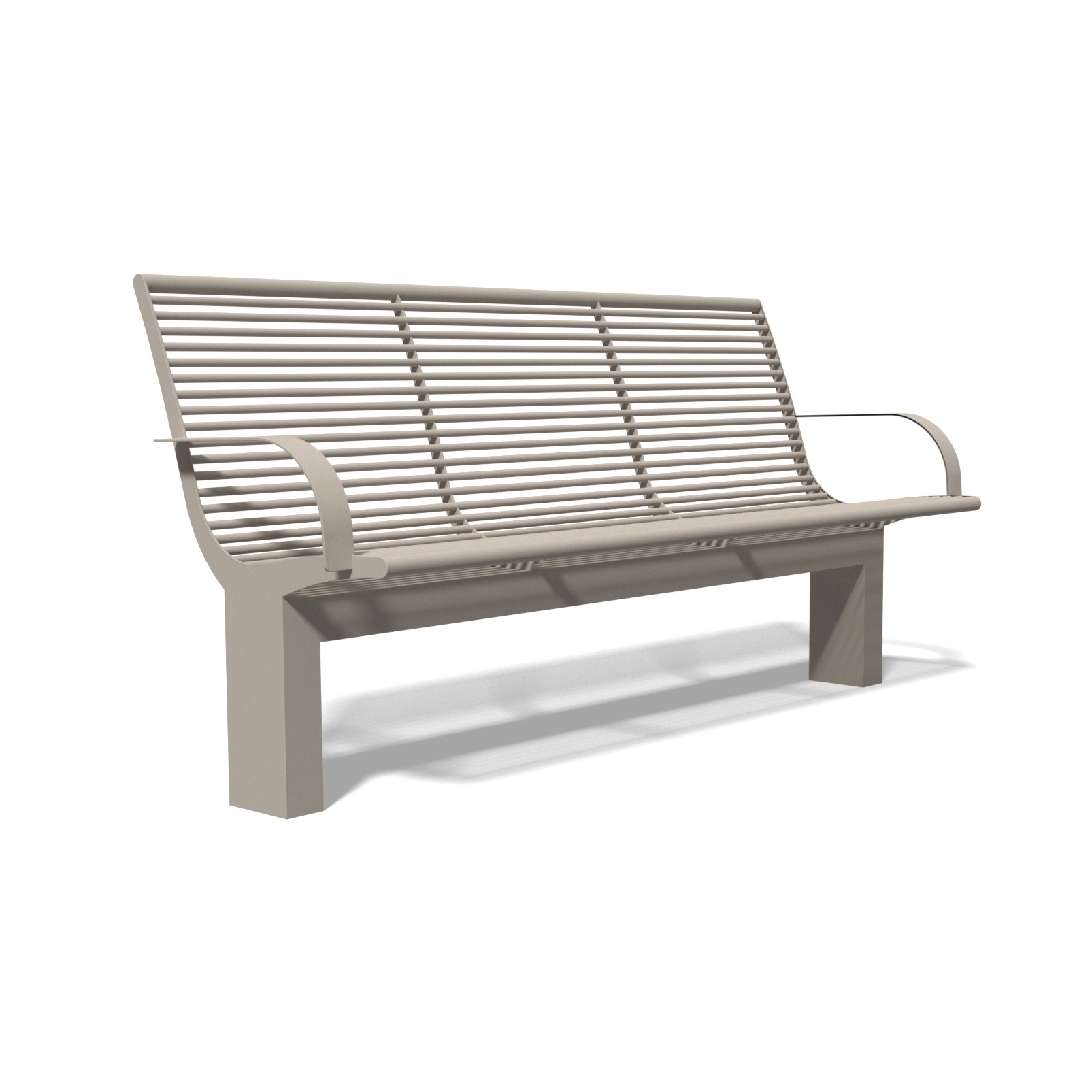 Display product Siardo 70 R Bench with armrests 1800 from manufacturer BENKERT-BAENKE