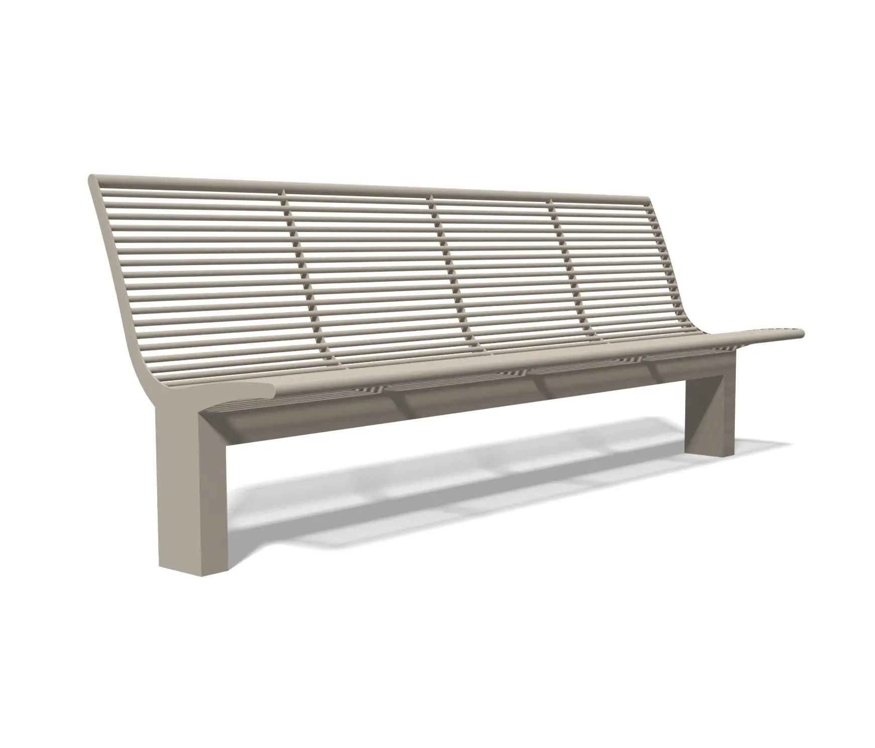 BENKERT-BAENKE - Siardo 70 R Bench without armrests 2400