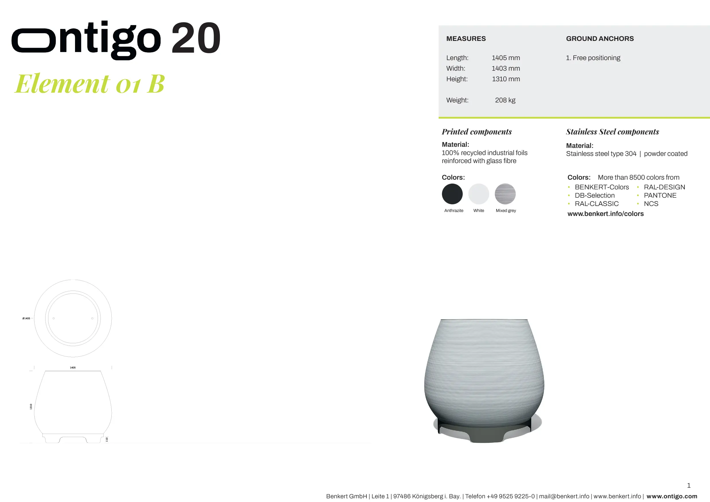 BENKERT-BAENKE - ontigo 20 element 01 b