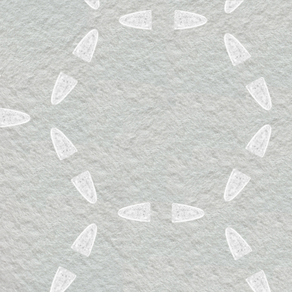 Ecoustic Panel Disc White On White