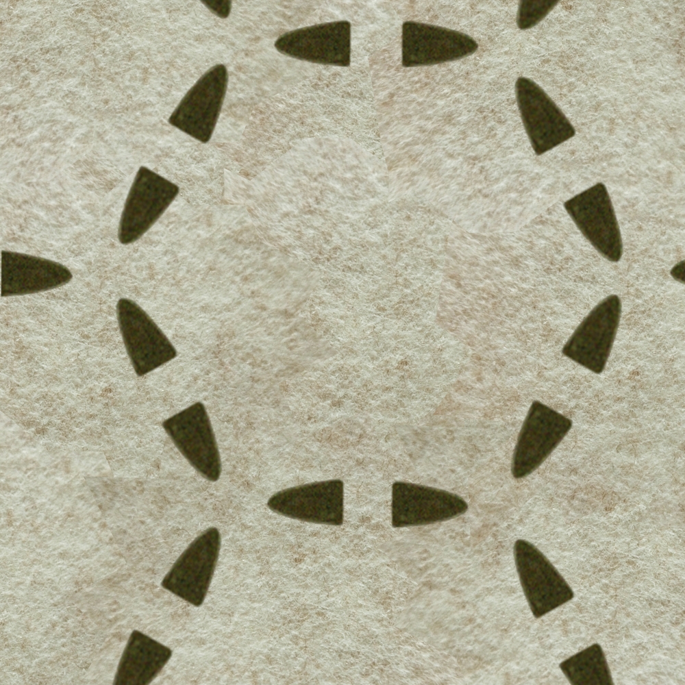 Ecoustic Panel Disc Moss On Natural