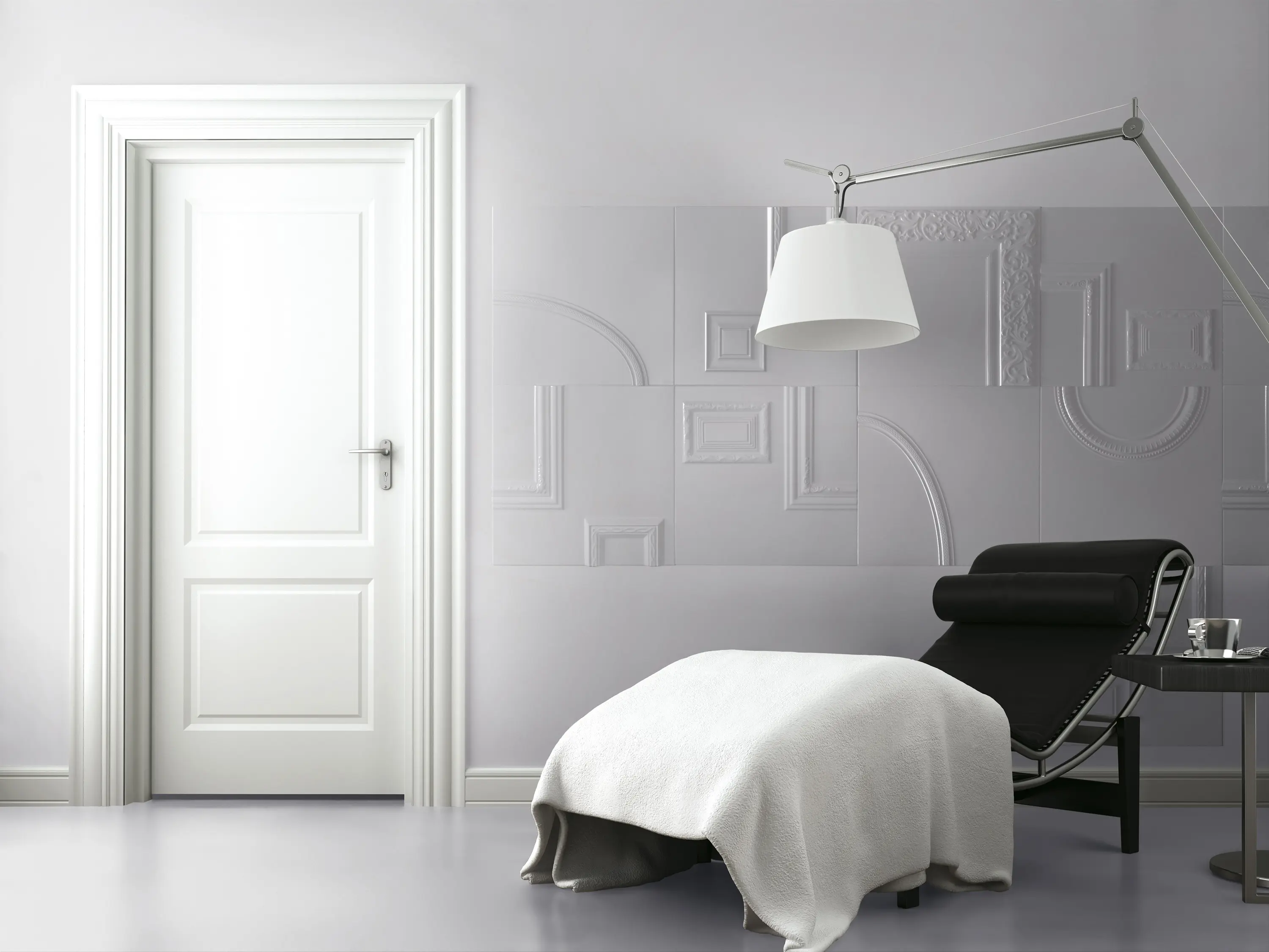 Ornamenta - Frames White Fringe | FR5050PWF