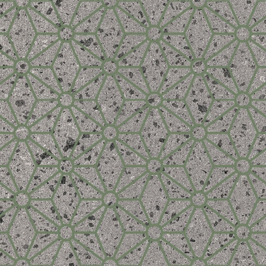 Vertoon produk Maiolicata Raggio Pistachio 15X120 | M15120RAPI van vervaardiger Ornamenta