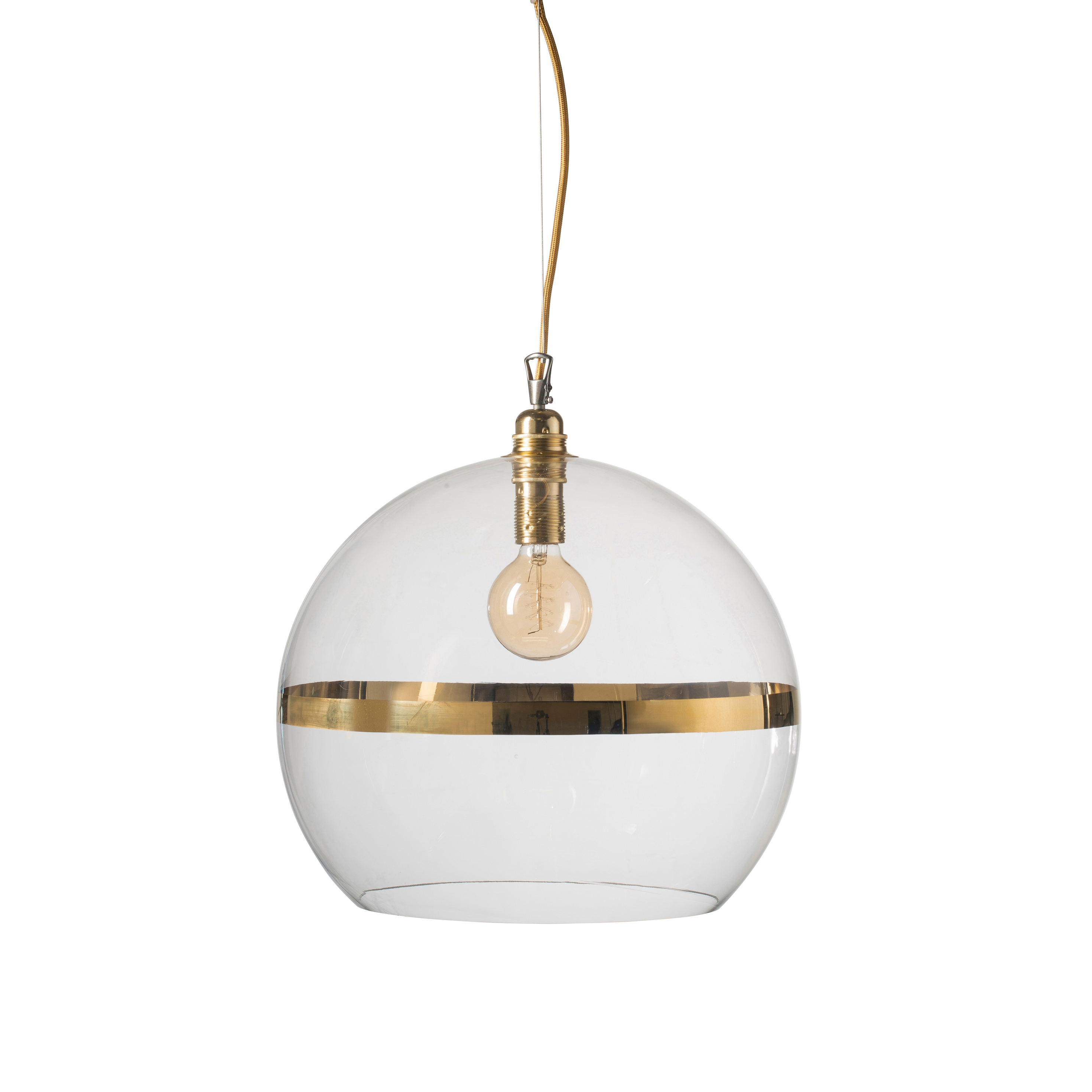 Afficher le produit Rowan Pendant Lamp Stripes du fabricant EBB & FLOW