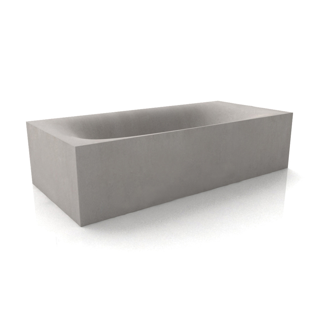 Mostra il prodotto dade WAVE CUBED vasca da bagno cemento del produttore Dade Design AG concrete works Beton