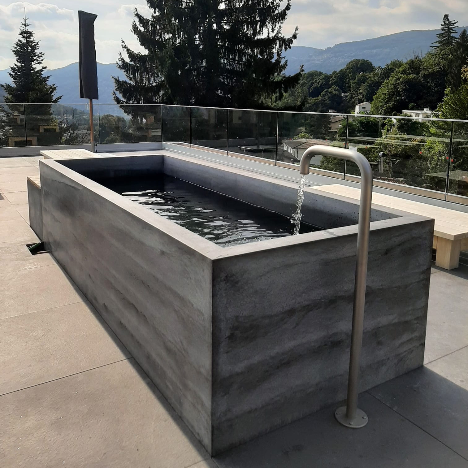 Mostrar el producto Fountains | dade MINIPOOL 250/125/100 del fabricante Dade Design AG concrete works Beton