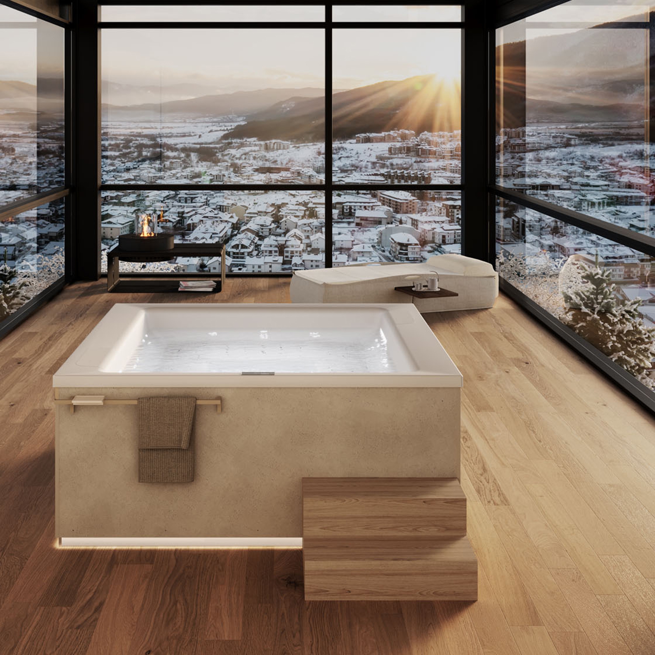 Display product Gilium hot tub from manufacturer Ideagroup