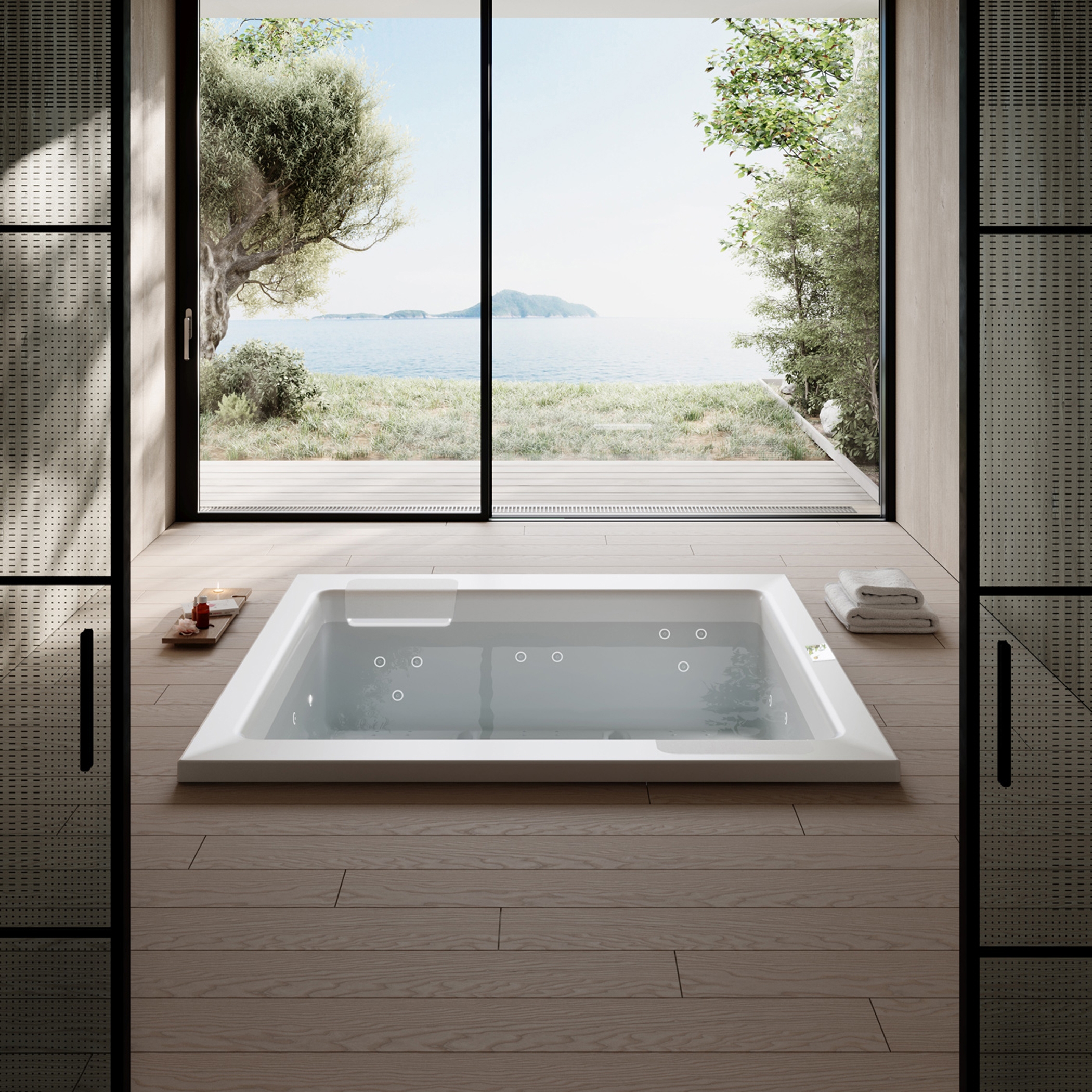 Display product Gilium hot tub from manufacturer Ideagroup