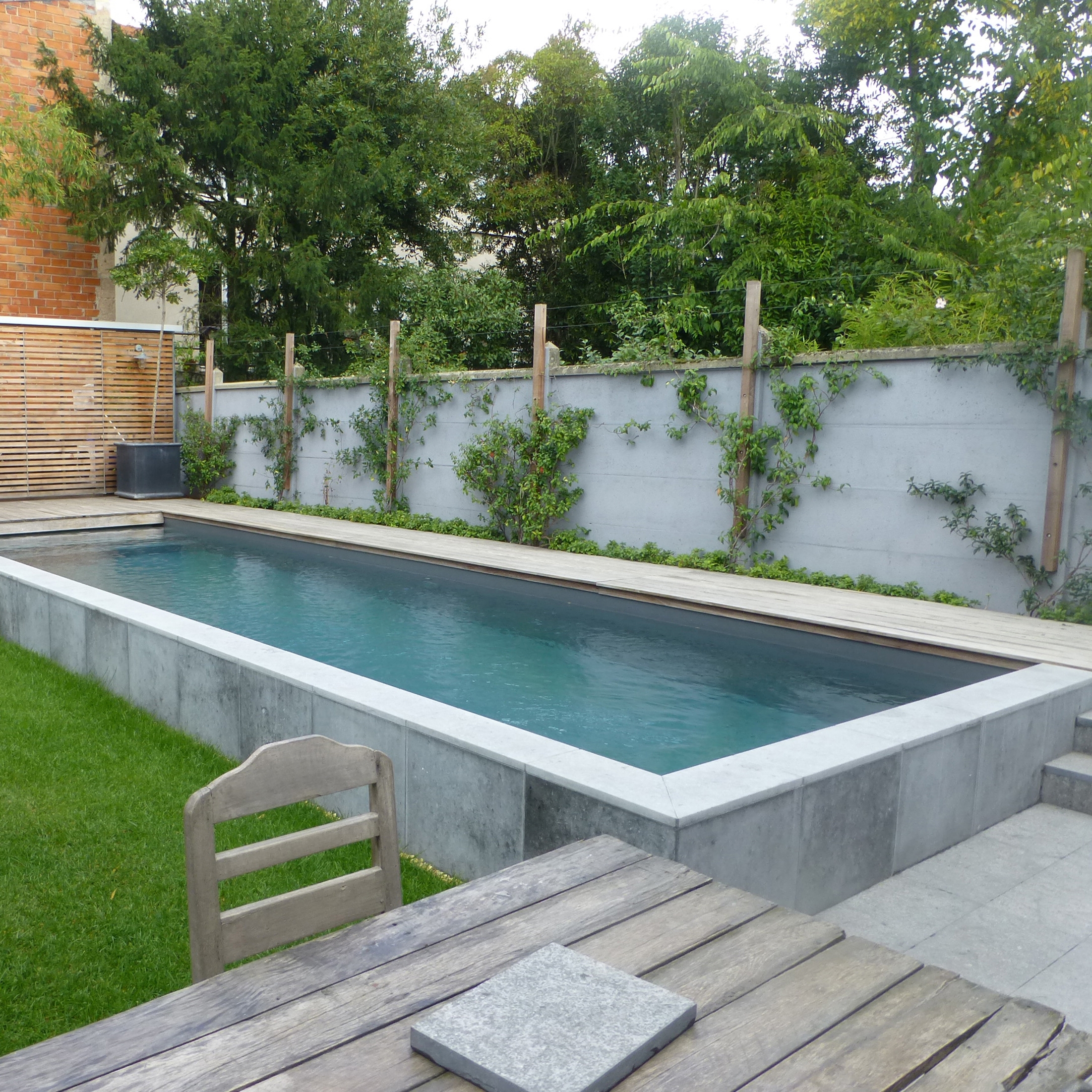 Produkt Half burried pool des Herstellers Piscines Carré Bleu anzeigen