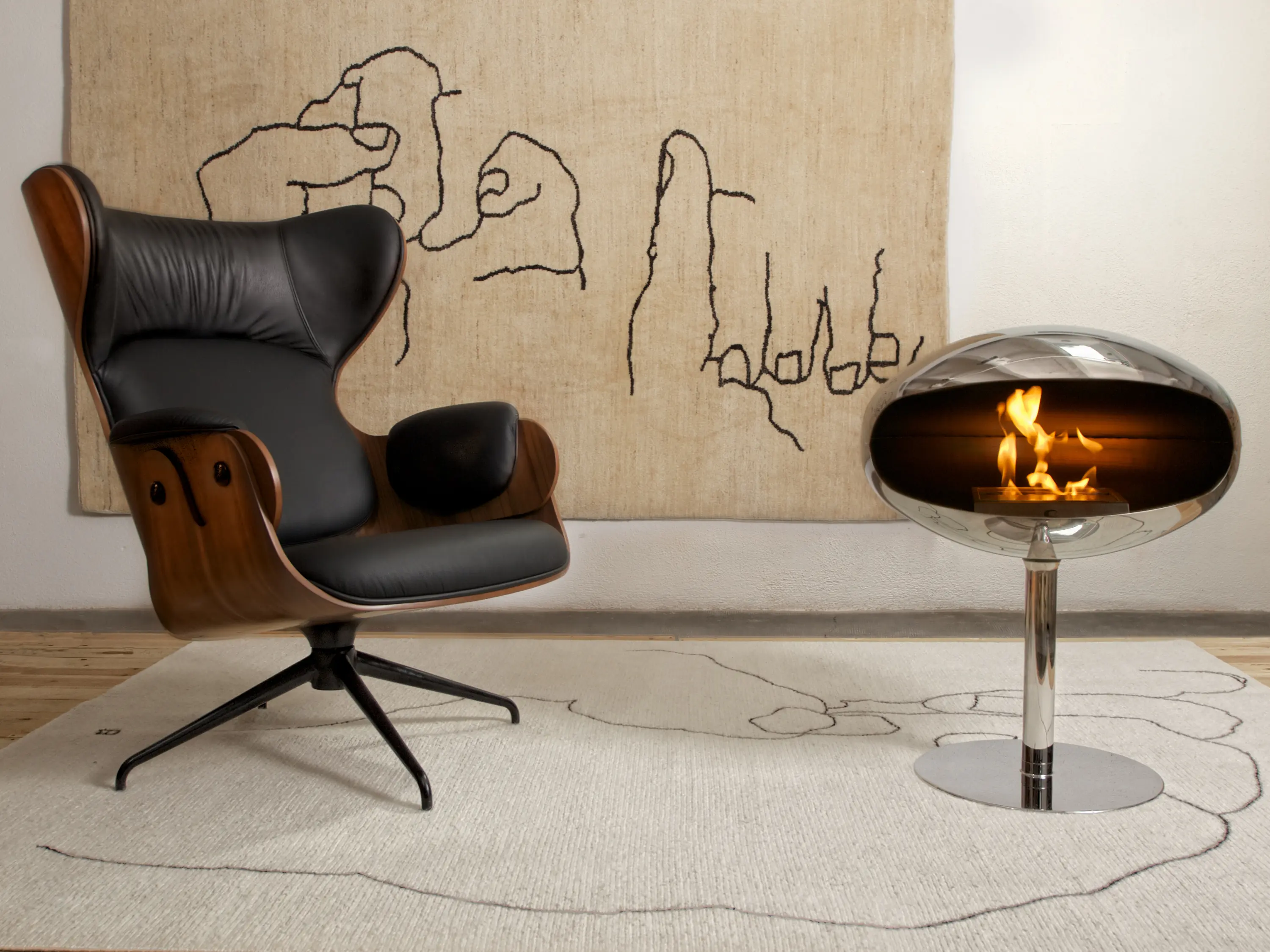 Cocoon Fires - Pedestral Black Etched
