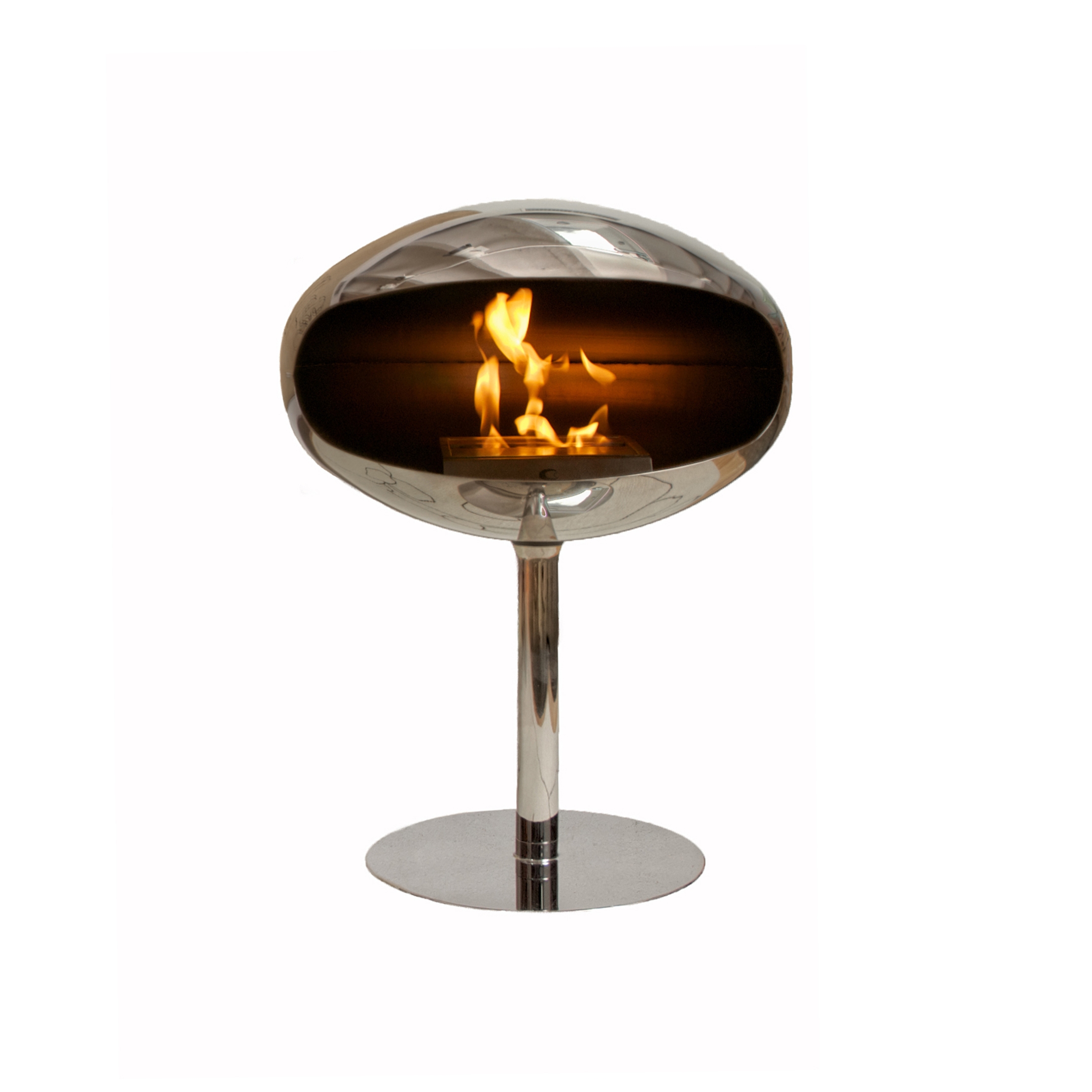 Mostra il prodotto Pedestral Stainless Steel Etched del produttore Cocoon Fires