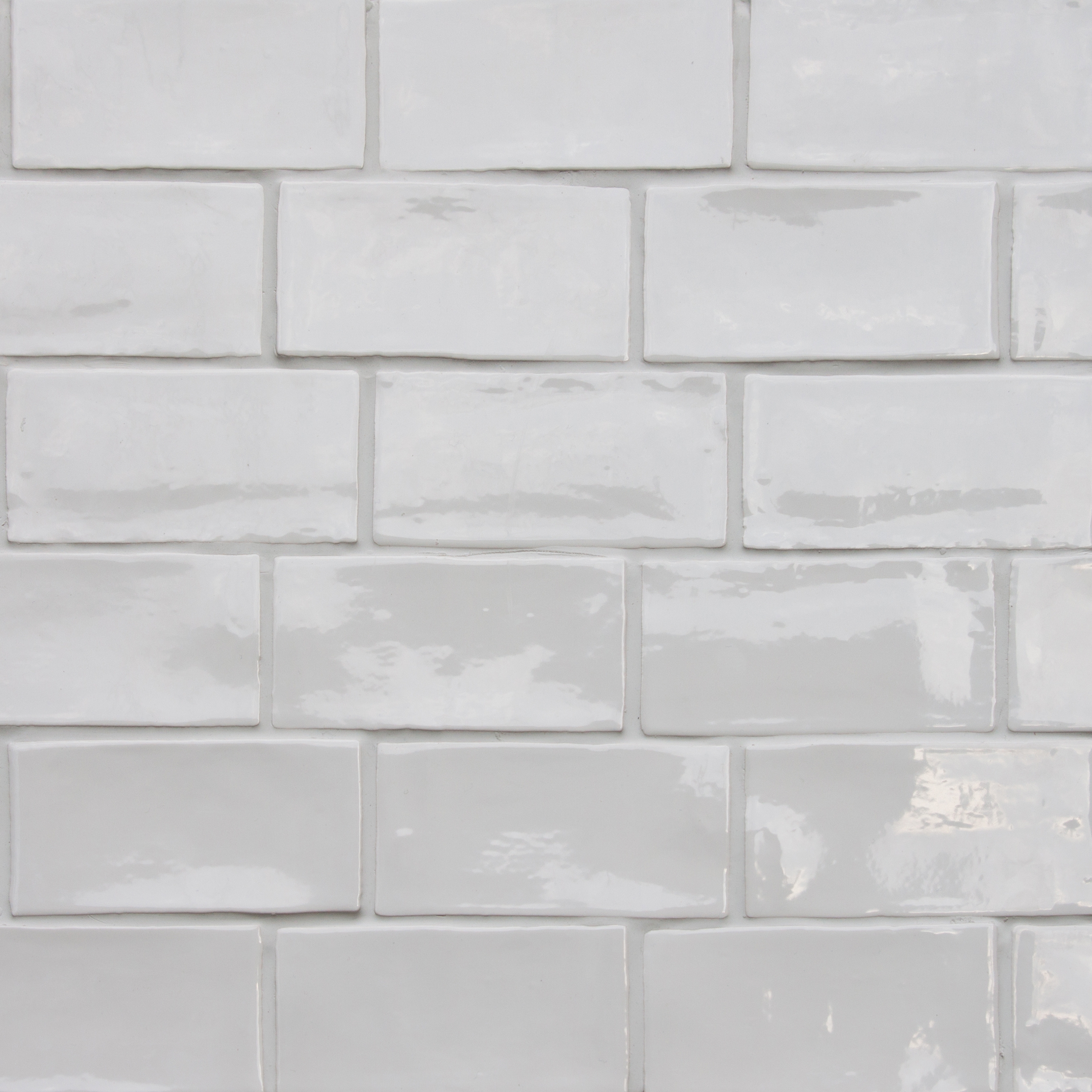 Betonbrick Wall White Glossy