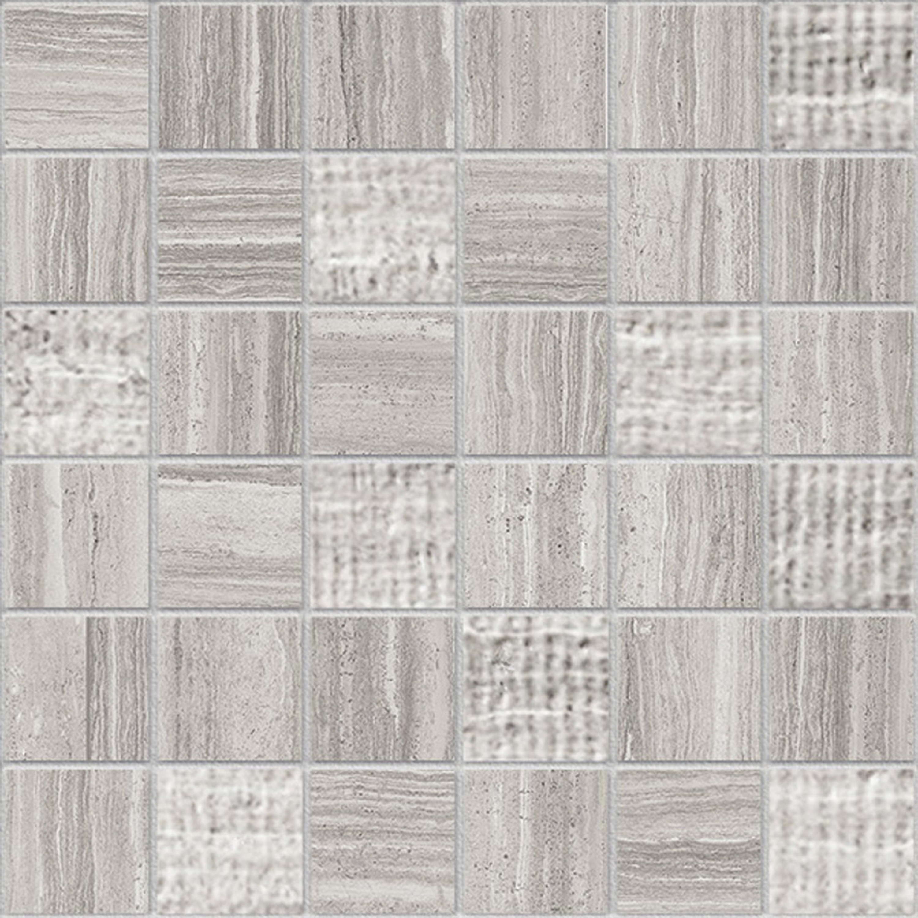 Marstood | Marble 02 | Silver Travertine Mosaic Mix