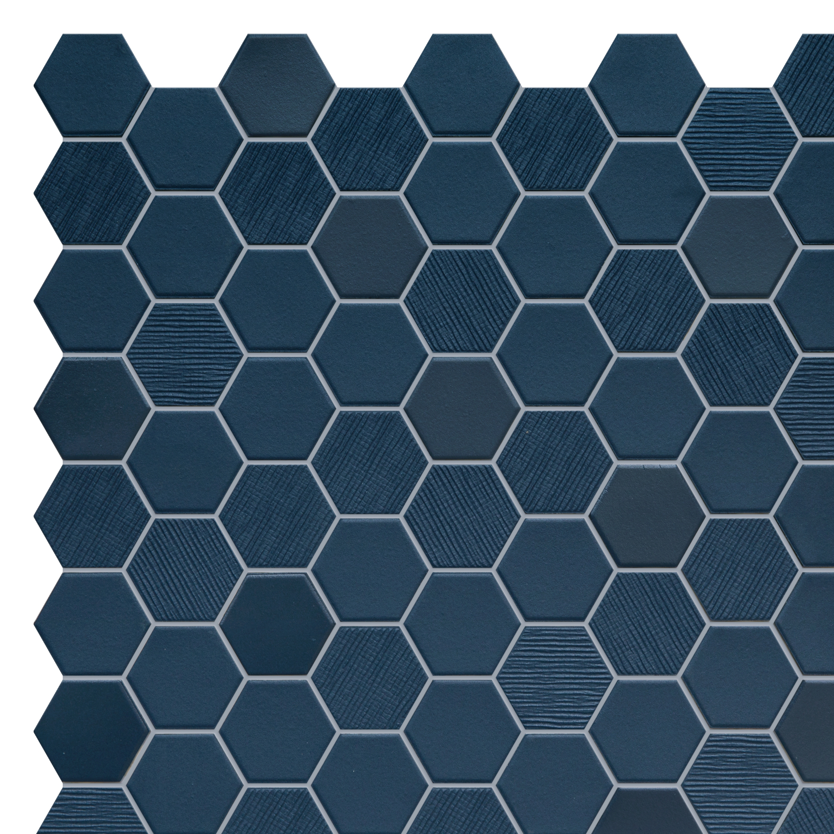 Hexa | Mosaic Deep Navy