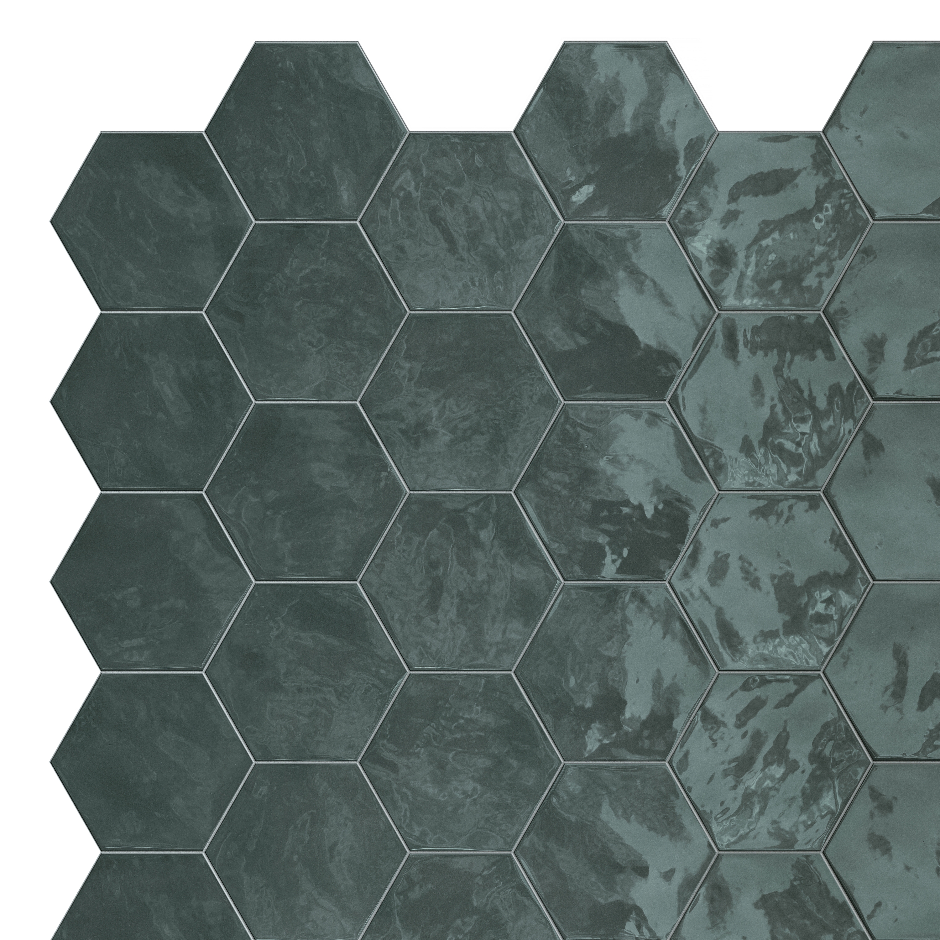 Hexa | Wall Green Echo