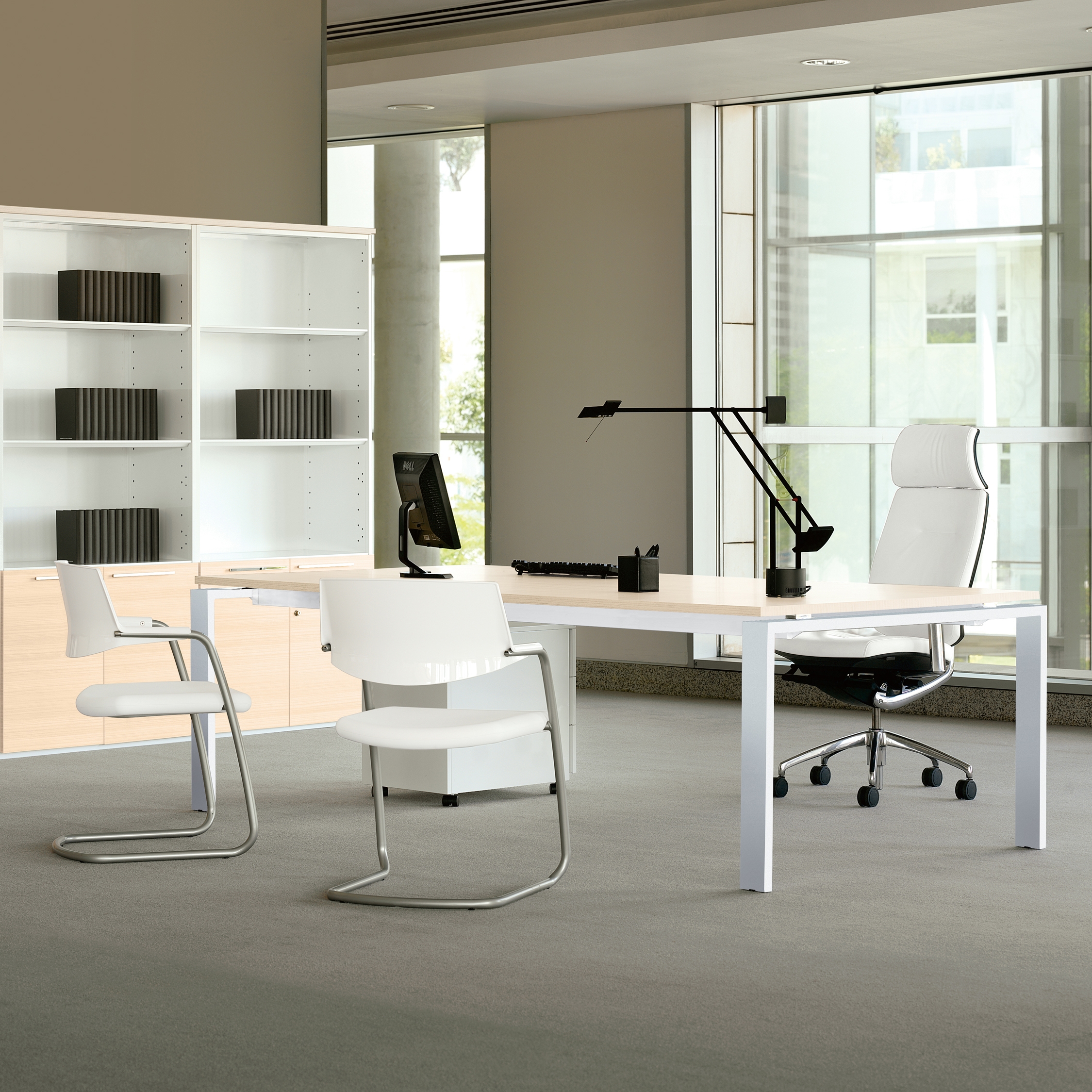 Afficher le produit Concepto Free  | Blanco  | Maple du fabricant Ofifran