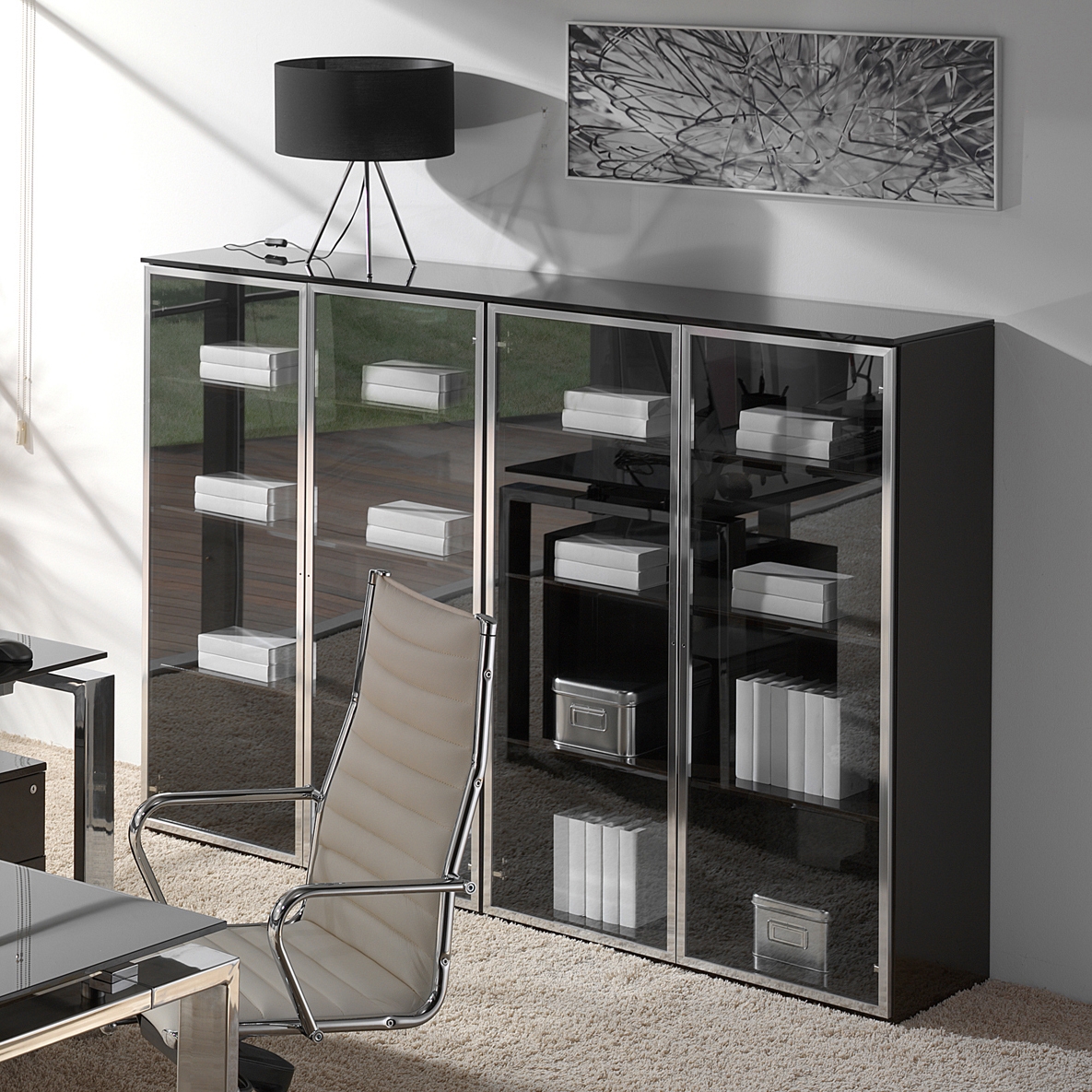Afficher le produit Concepto Free | Cromo | Cristal Marron du fabricant Ofifran