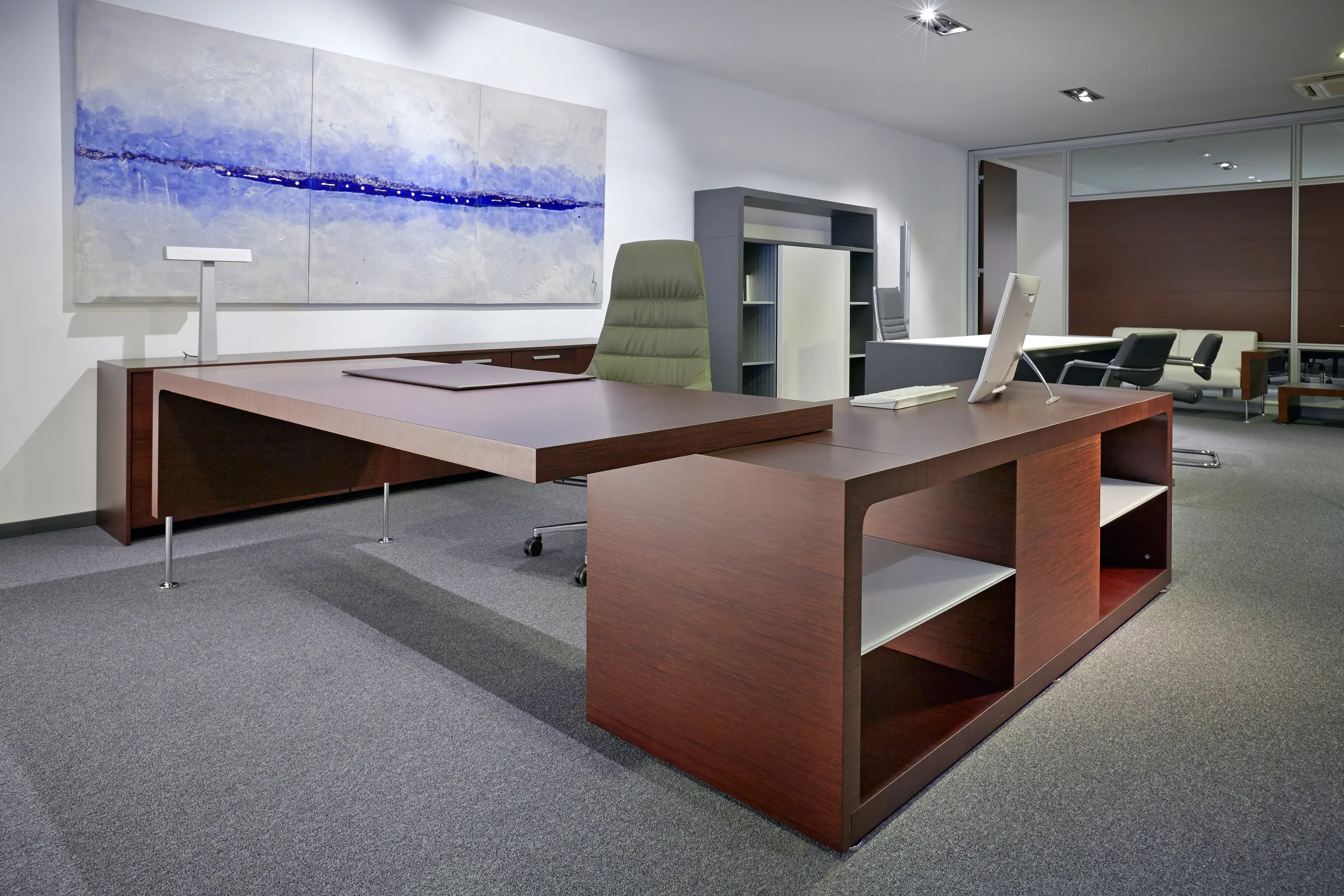 Ofifran - Prima Sinfonia mesa con mueble auxiliar