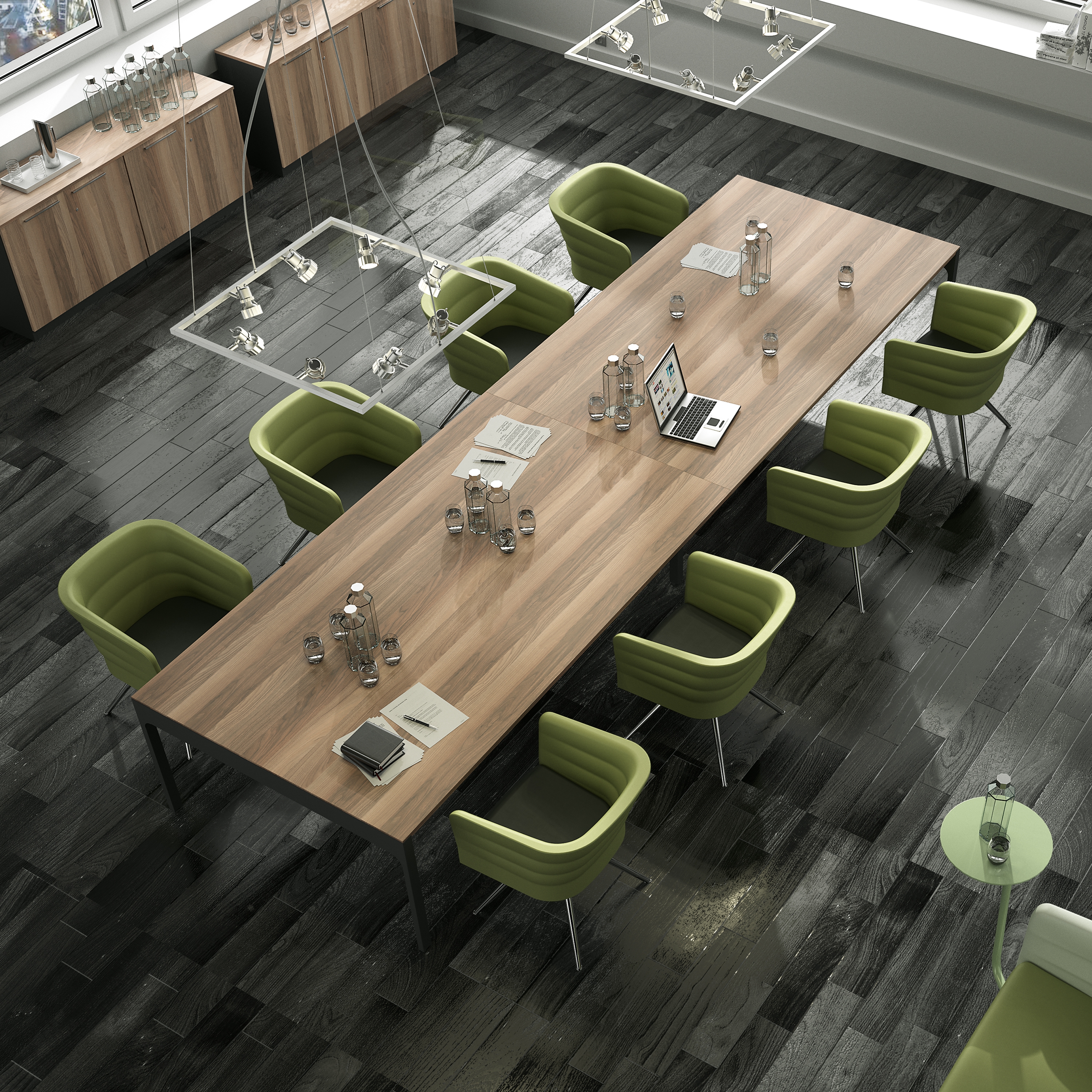 Display product Lance | Antracita | Siena Nogal from manufacturer Ofifran