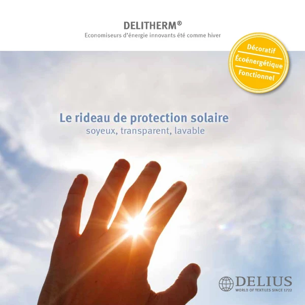 Preview image for the file DELITHERM® - Le rideau de protection solaire | Flyer