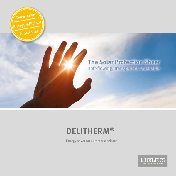 Preview image for the file DELITHERM® - The Solar Protection Sheer | Brochure