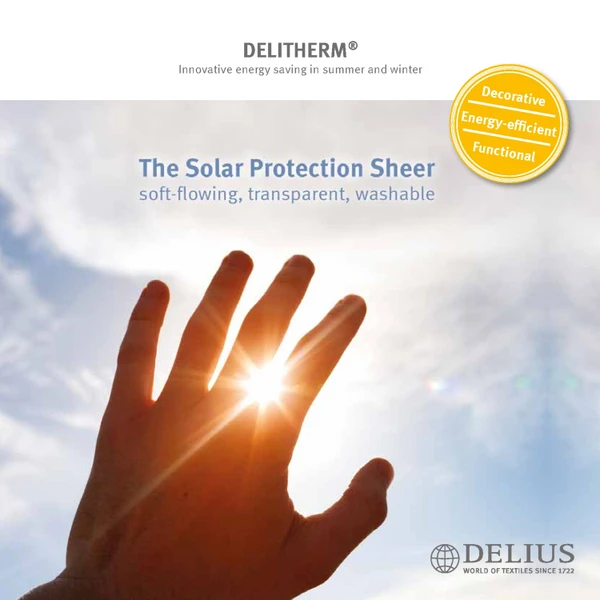 Preview image for the file DELITHERM® - The Solar Protection Sheer | Flyer