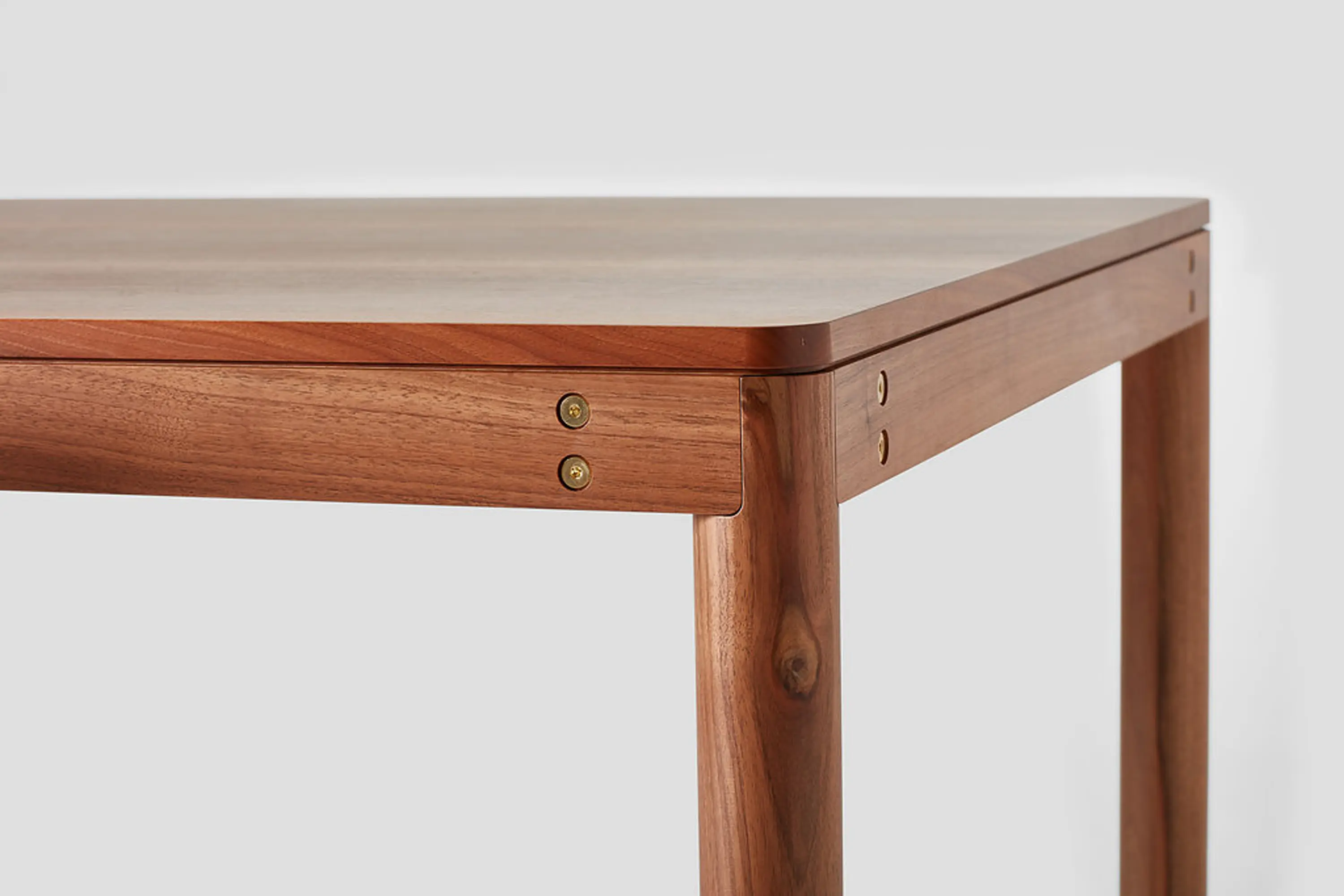 VG&P - Wooden Dowel table Solid Walnut