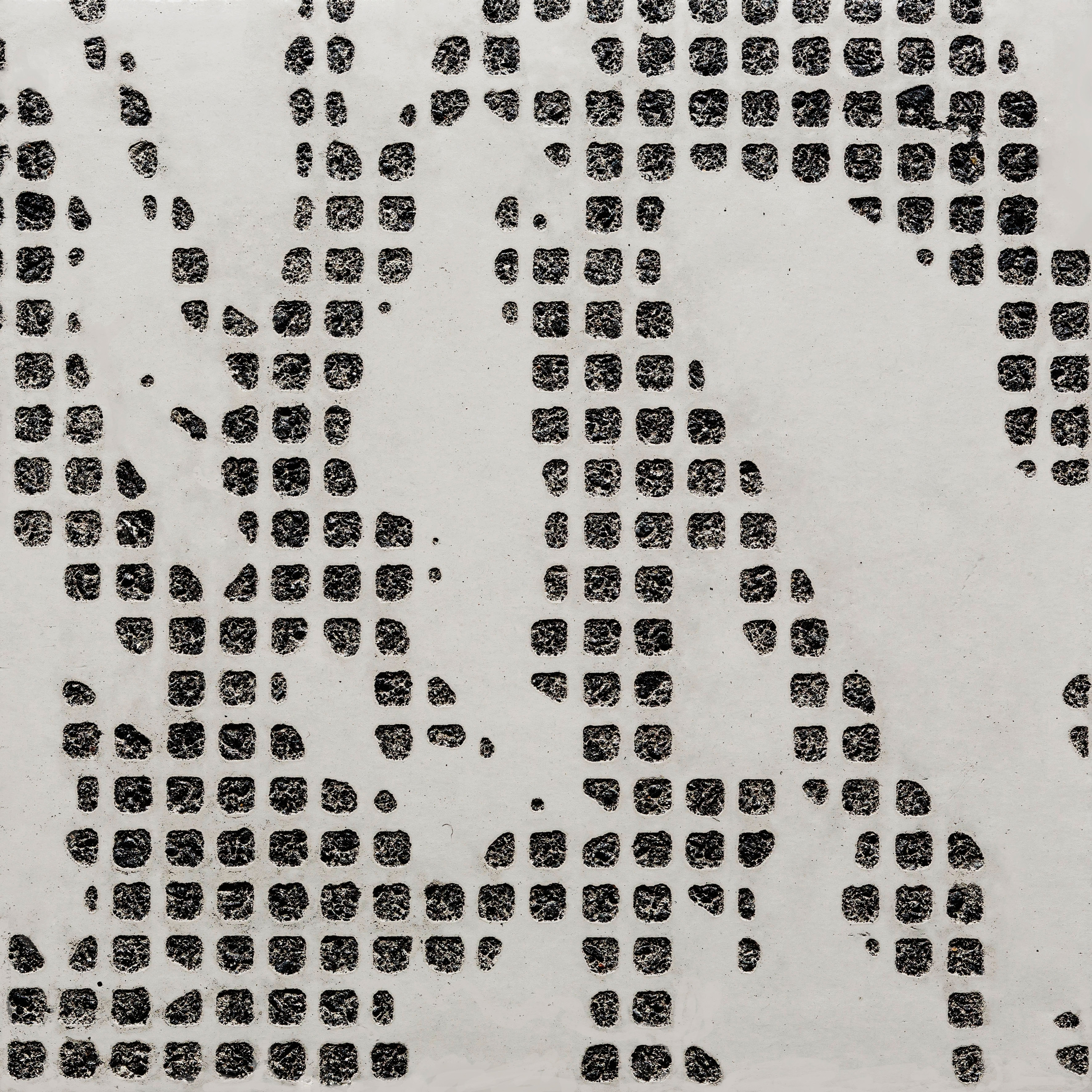 Display product GCFlow Grass white cement - black aggregate from manufacturer Graphic Concrete