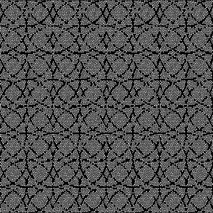 Display product GCFlow Mosaic Circle nega from manufacturer Graphic Concrete