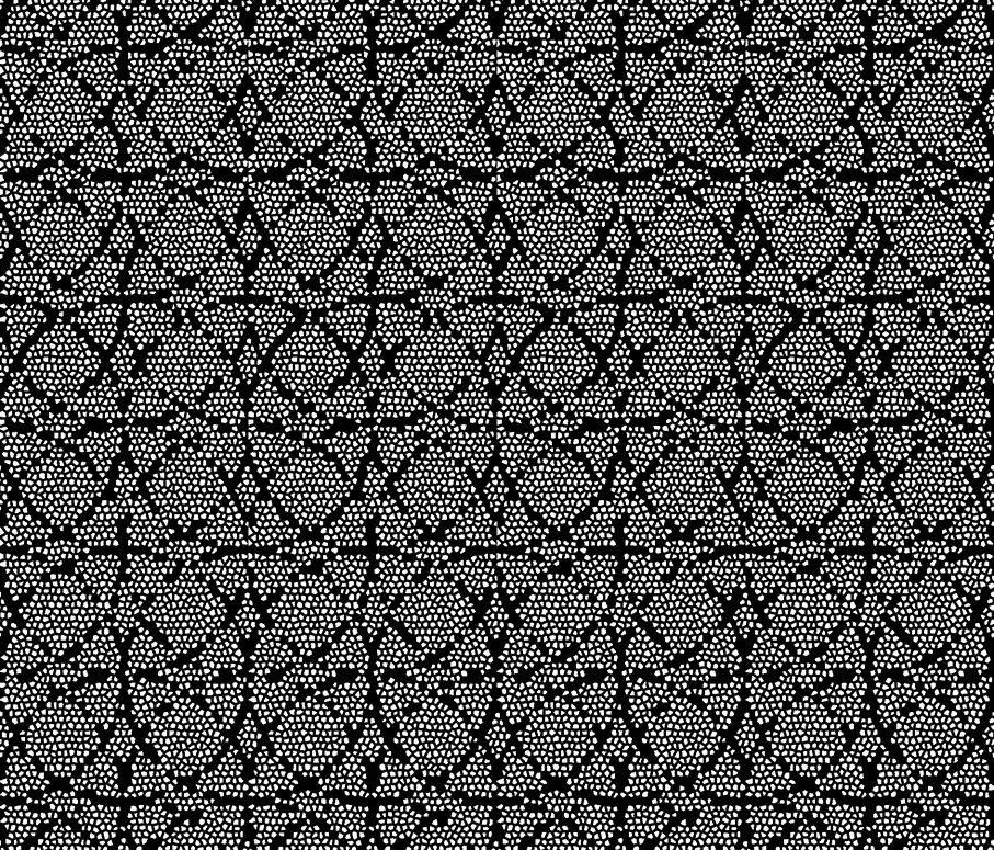 Graphic Concrete - GCFlow Mosaic Circle nega