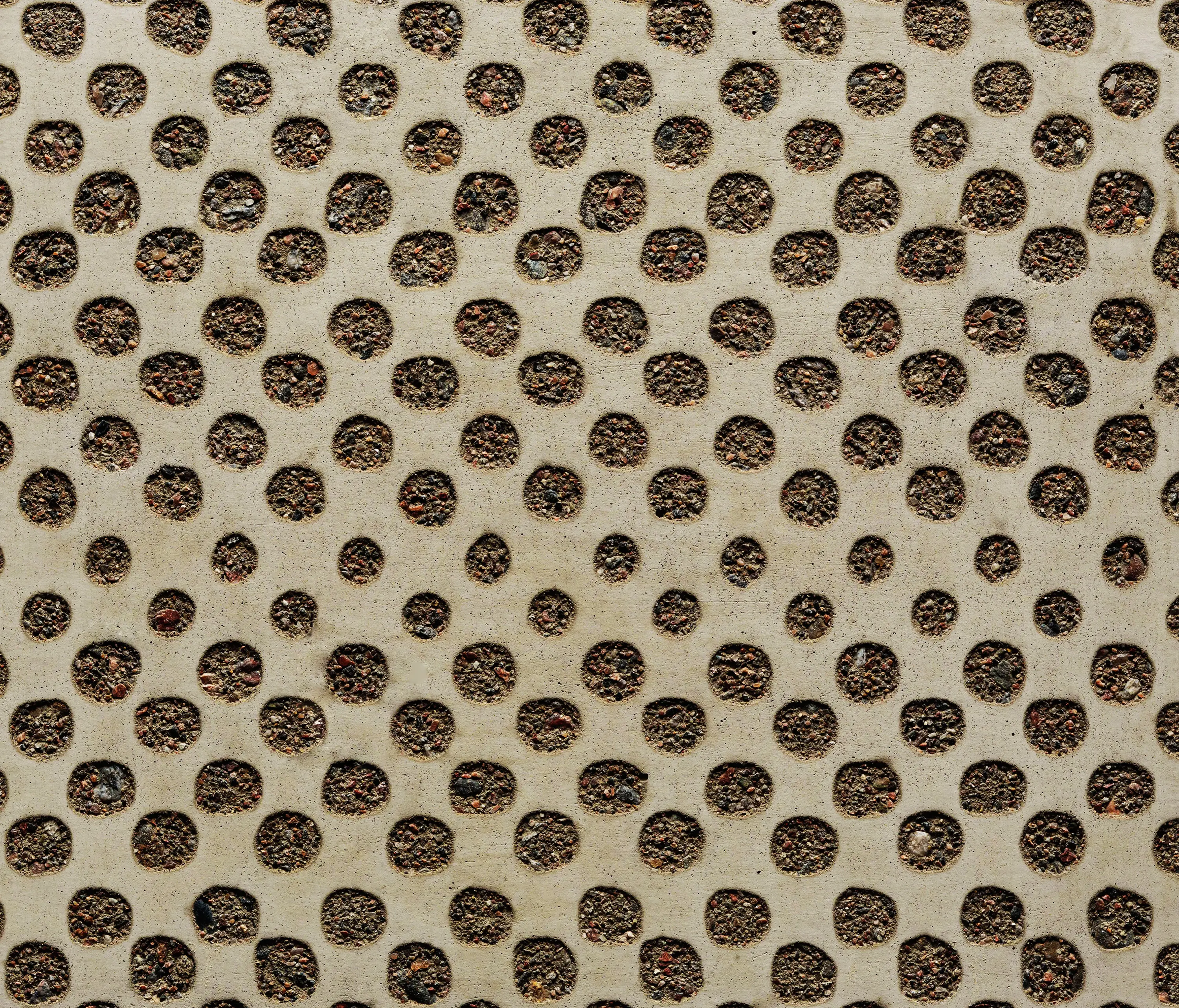 Graphic Concrete - GCGeo Square grey cement - natural aggregate