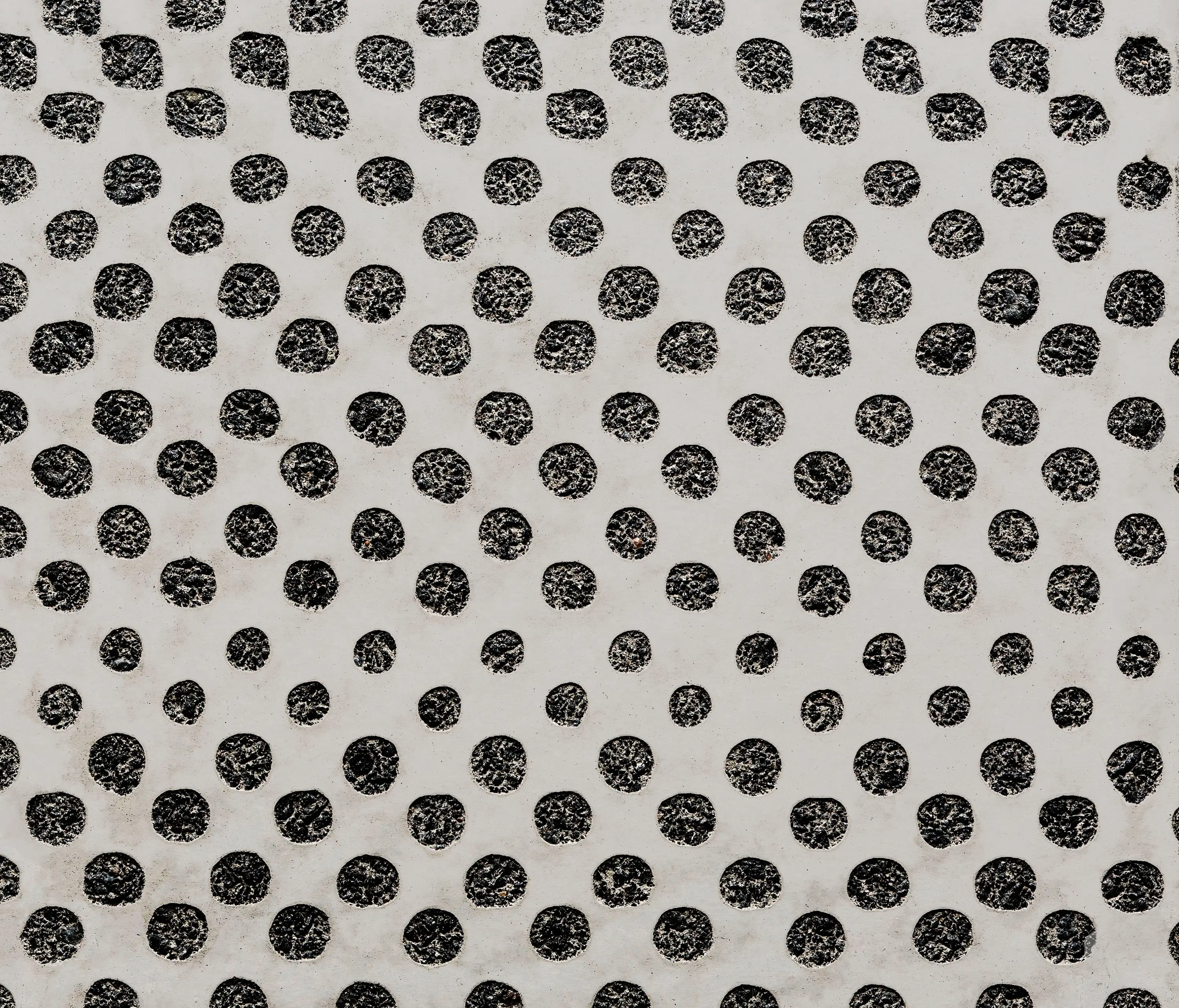 Graphic Concrete - GCGeo Square white cement - black aggregate
