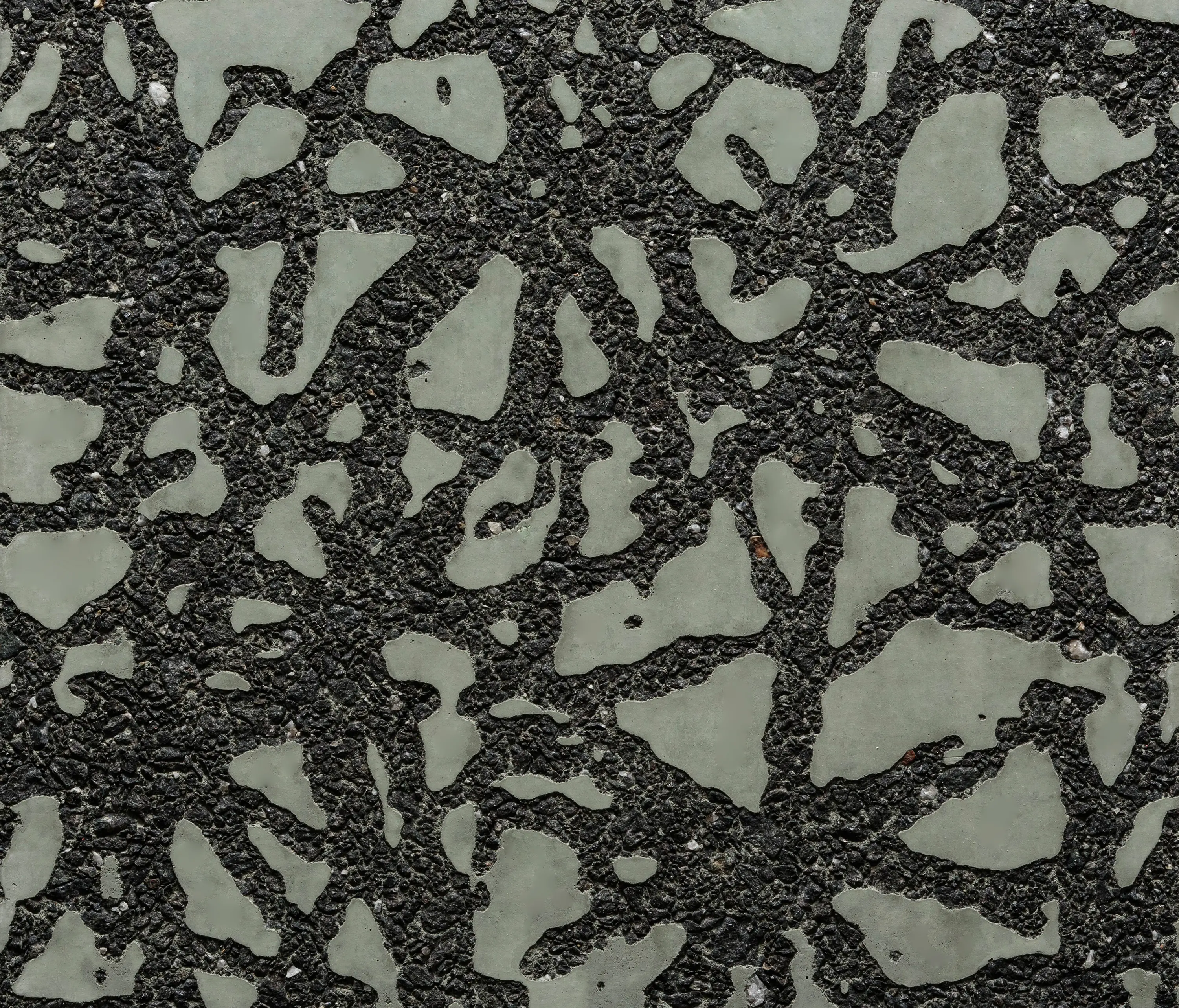 Graphic Concrete - GCTexture Stars nega green cement - black aggregate