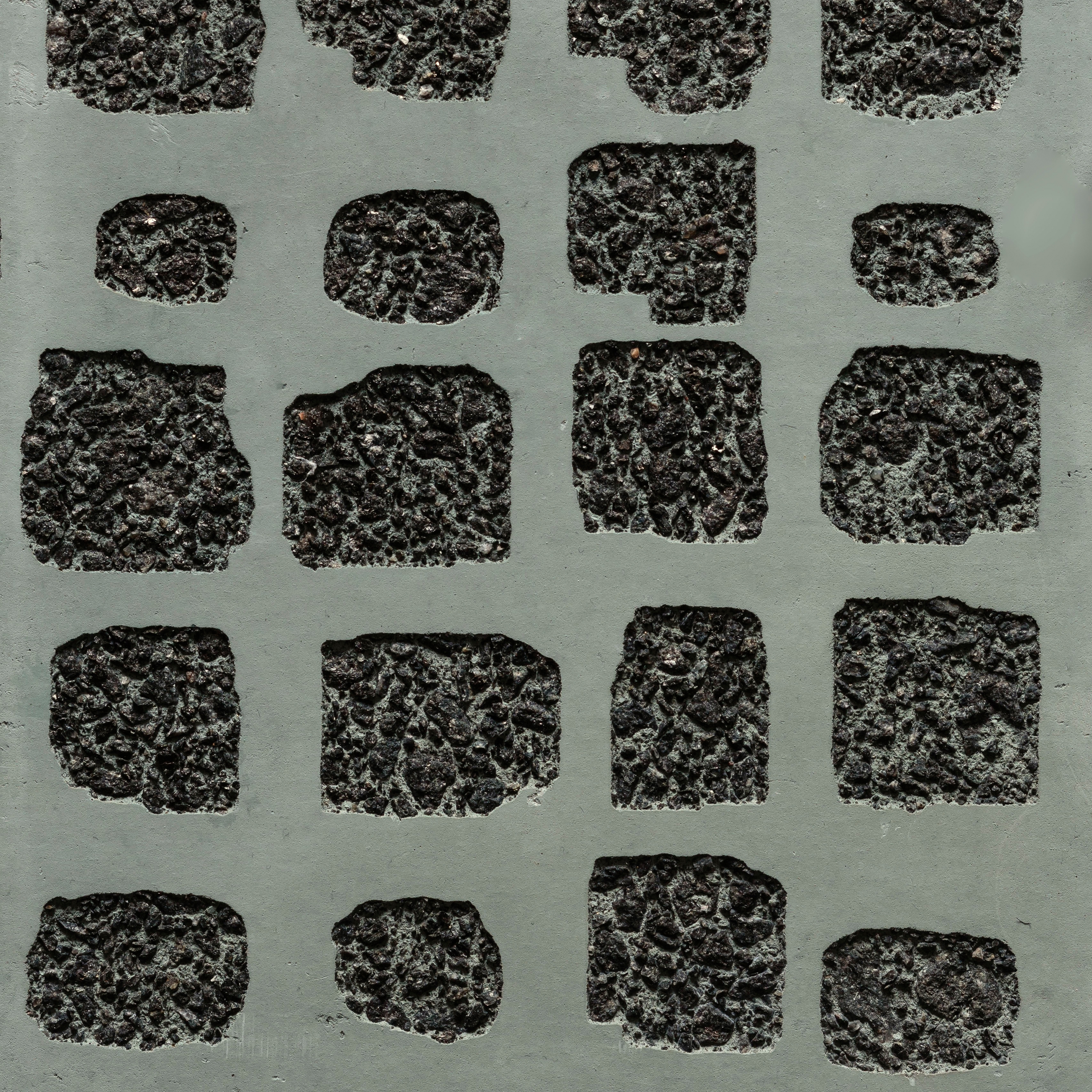 Display product GCTexture Turtle nega green cement - black aggregate from manufacturer Graphic Concrete