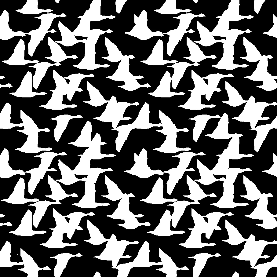 Mostrar el producto GCNature Geese nega del fabricante Graphic Concrete