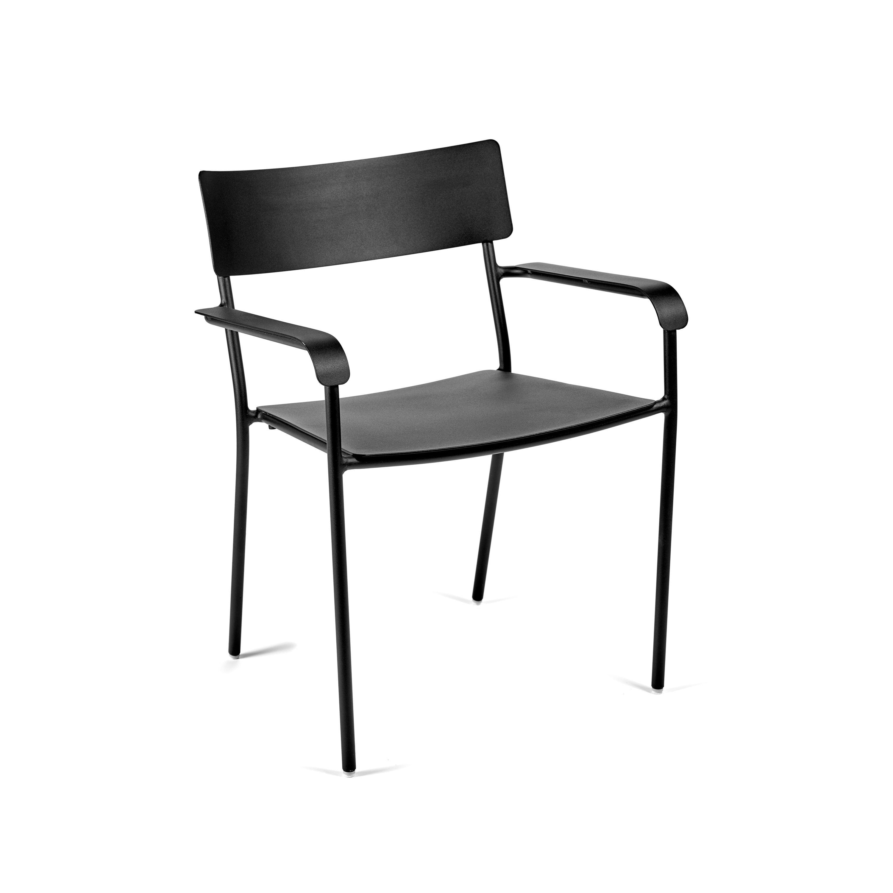 Vertoon produk August Armchair Alu Black van vervaardiger Serax