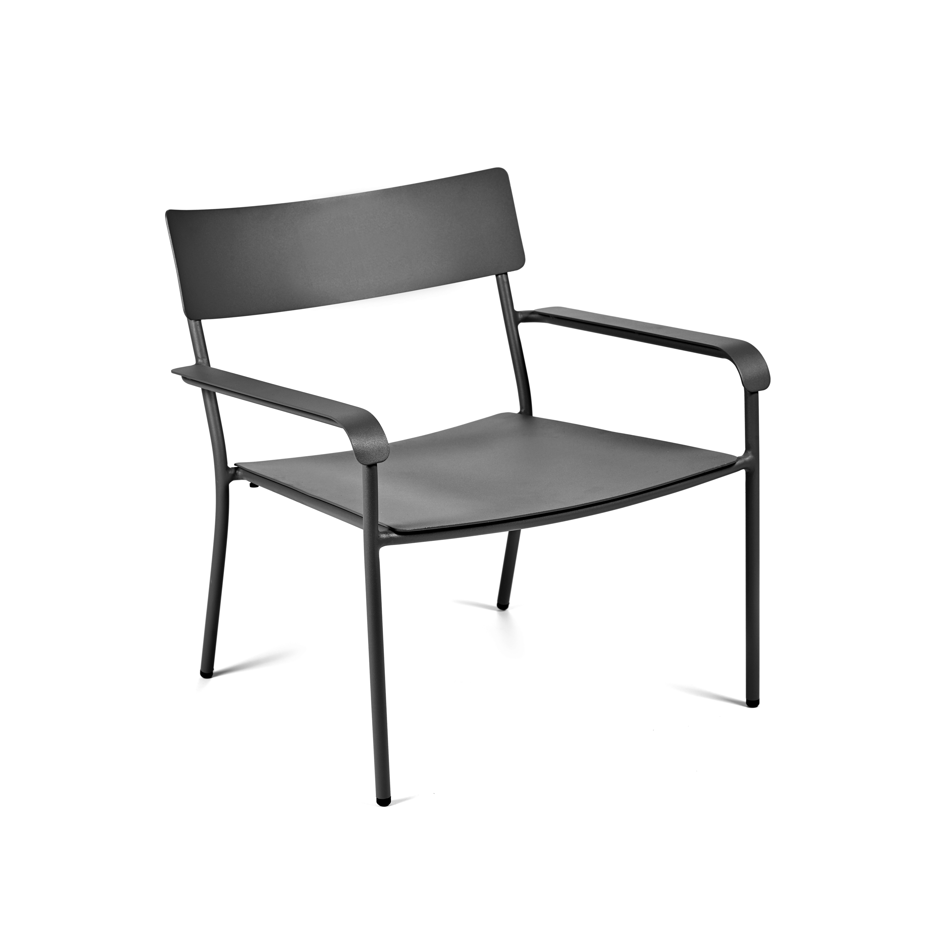 Vertoon produk August Lounge Chair Alu Black van vervaardiger Serax