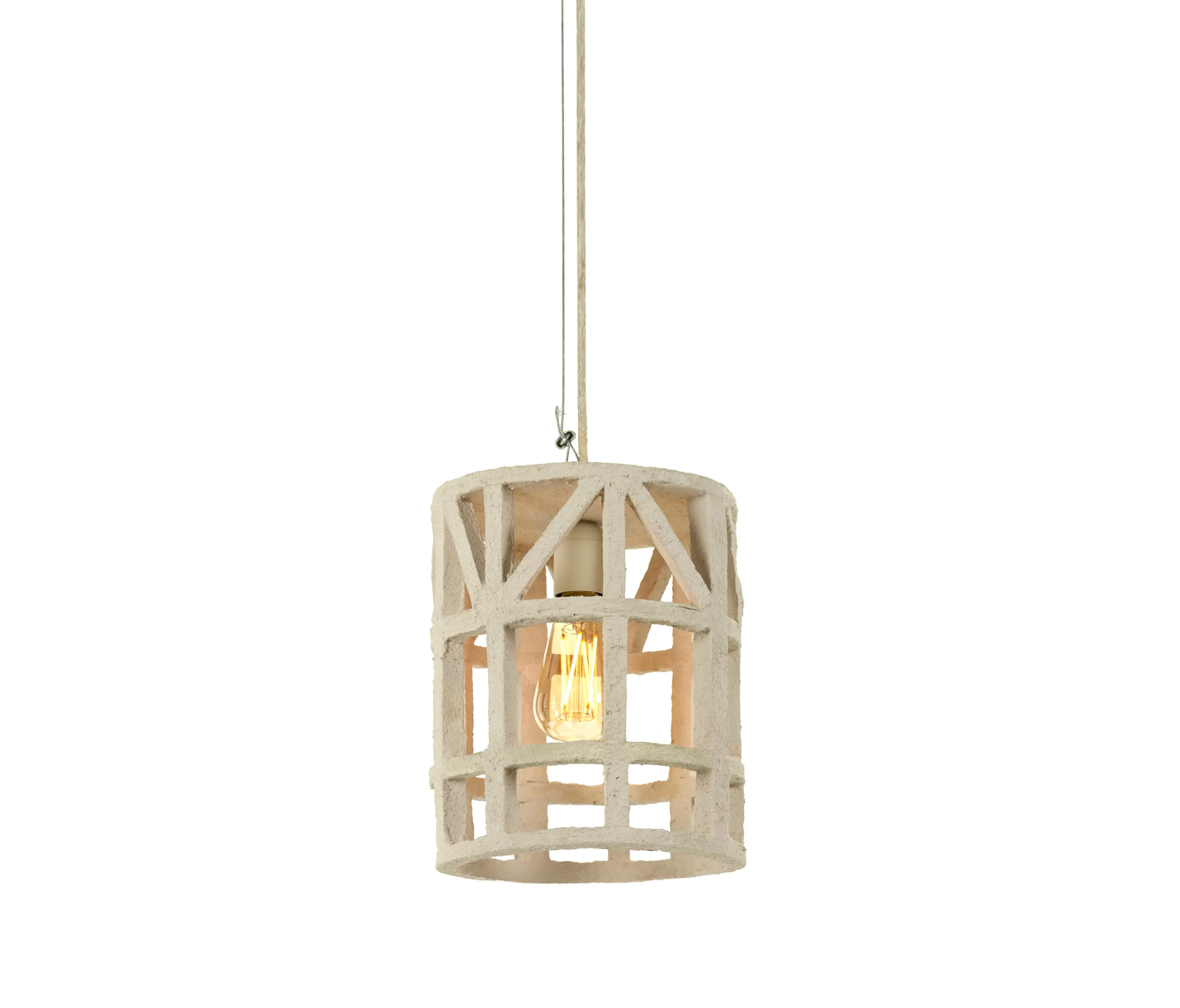 Serax - Earth Hanging Lamp Paper Mache Beige S