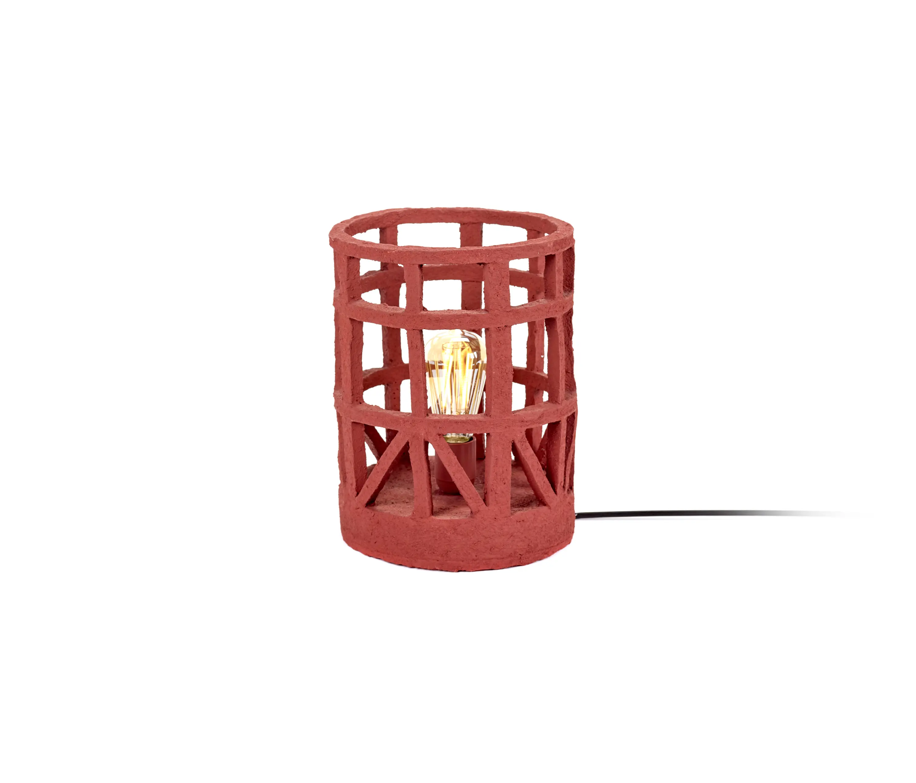 Serax - Earth Standing Lamp Paper Mache Red S