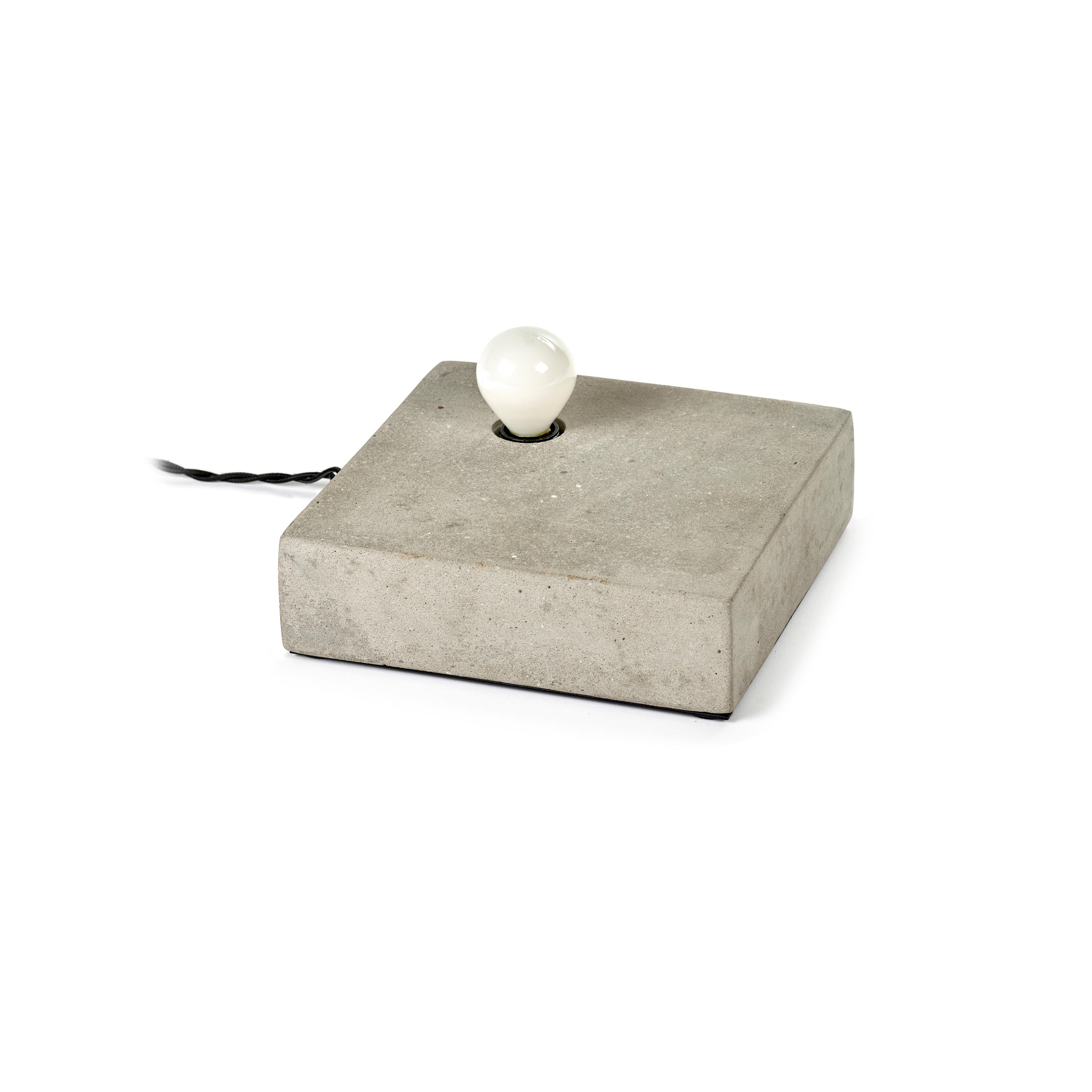 Essentials Table Lamp  Bulb Concrete